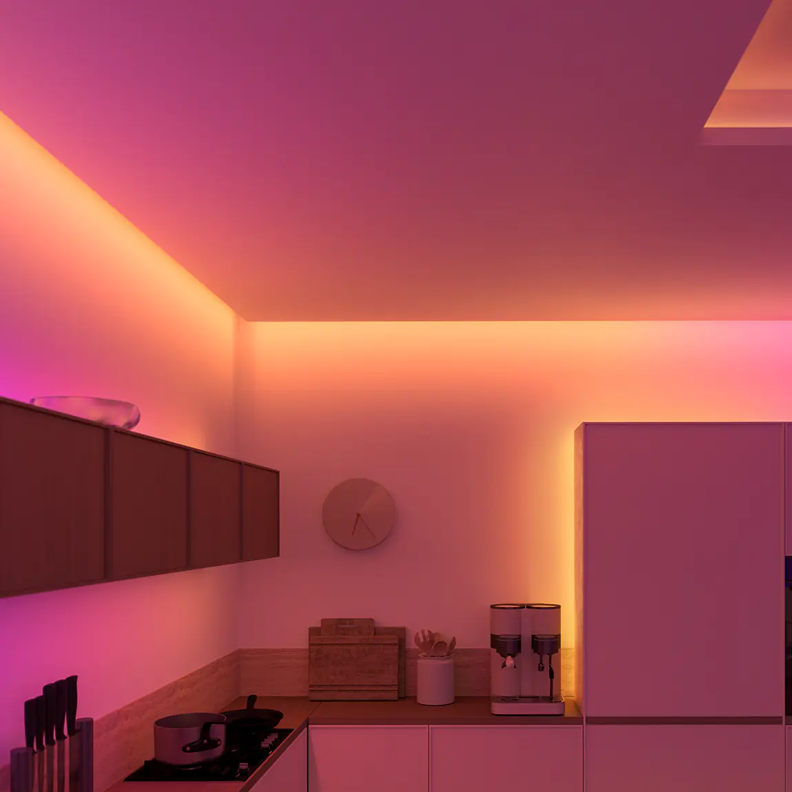 Philips Hue LED-Streifen Flux Ultra Bright Gradient 5 m 48 W RGBW weiß dimmbar