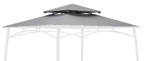 Primaster Ersatzdach Prato 219 x 162,5 cm dunkelgrau