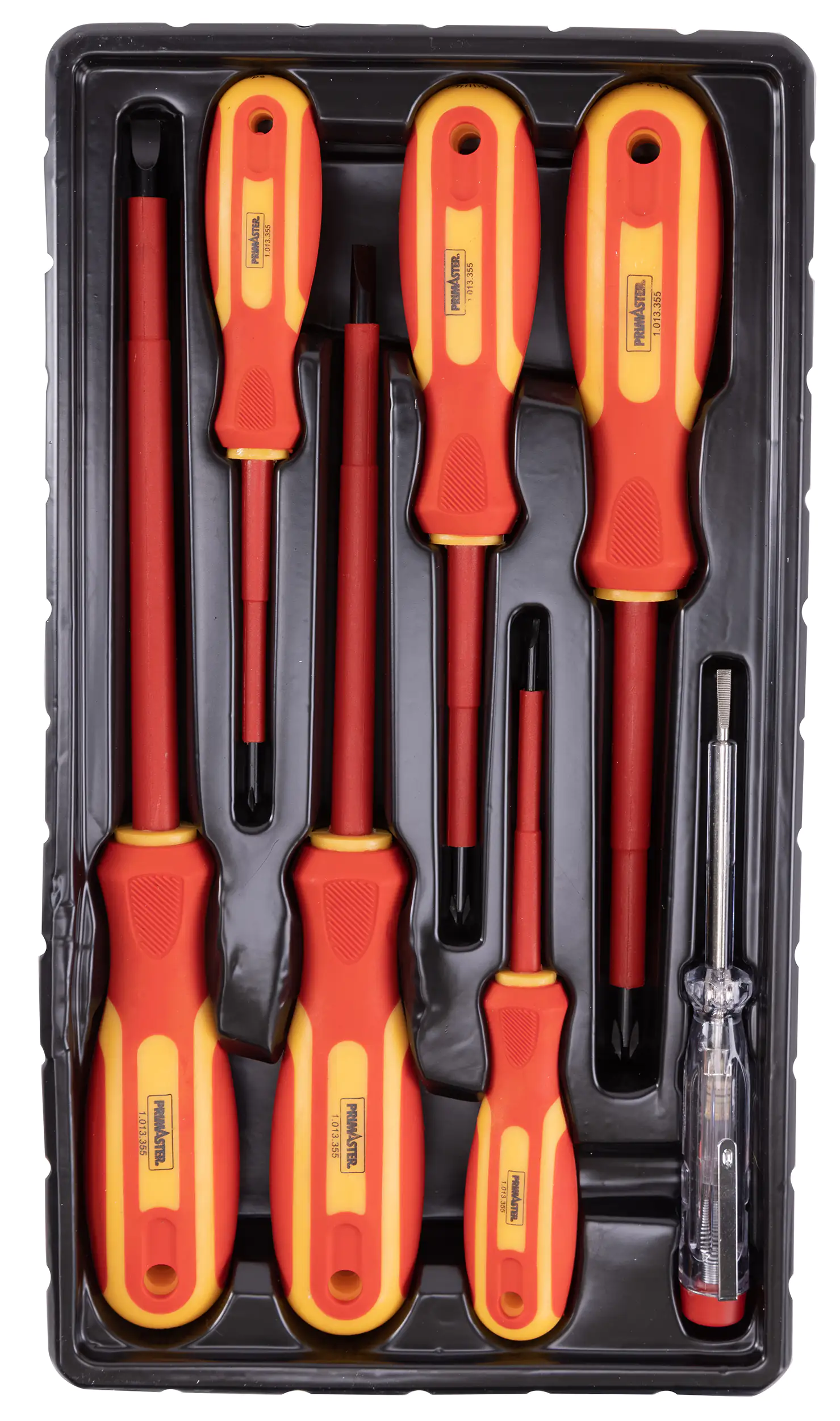 Primaster VDE-Schraubendreher-Set inkl. Spannungsprüfer 7-teilig