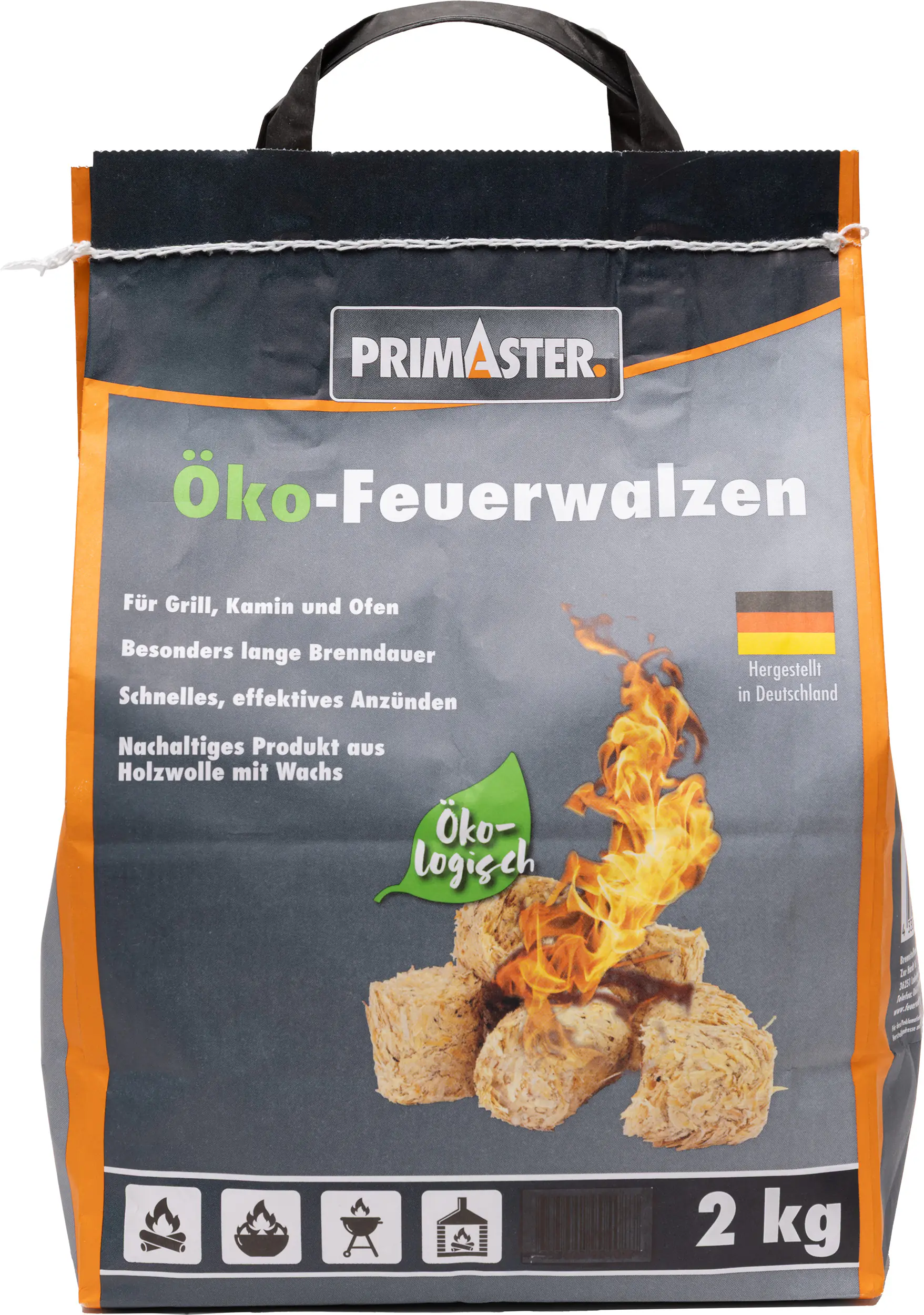 Primaster Kamin-/Grillanzünder Feuerwalze 2 kg