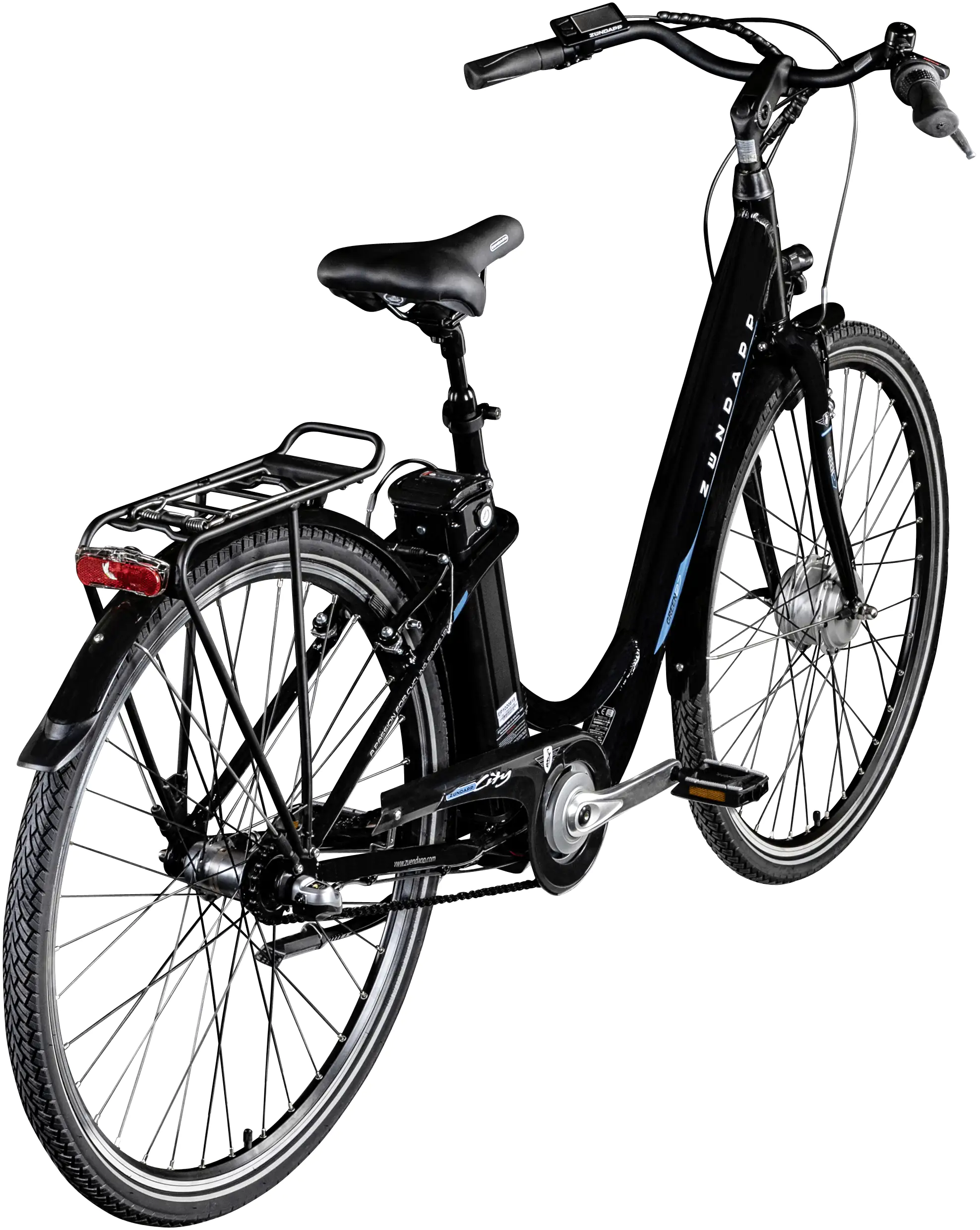 Zündapp E-Bike City Green 2.7 28 Zoll RH 48cm 3-Gang 536 Wh schwarz blau