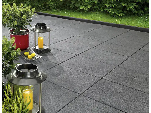 Kann Terrassenplatte Vicenza 60 x 40 x 5 cm anthrazit