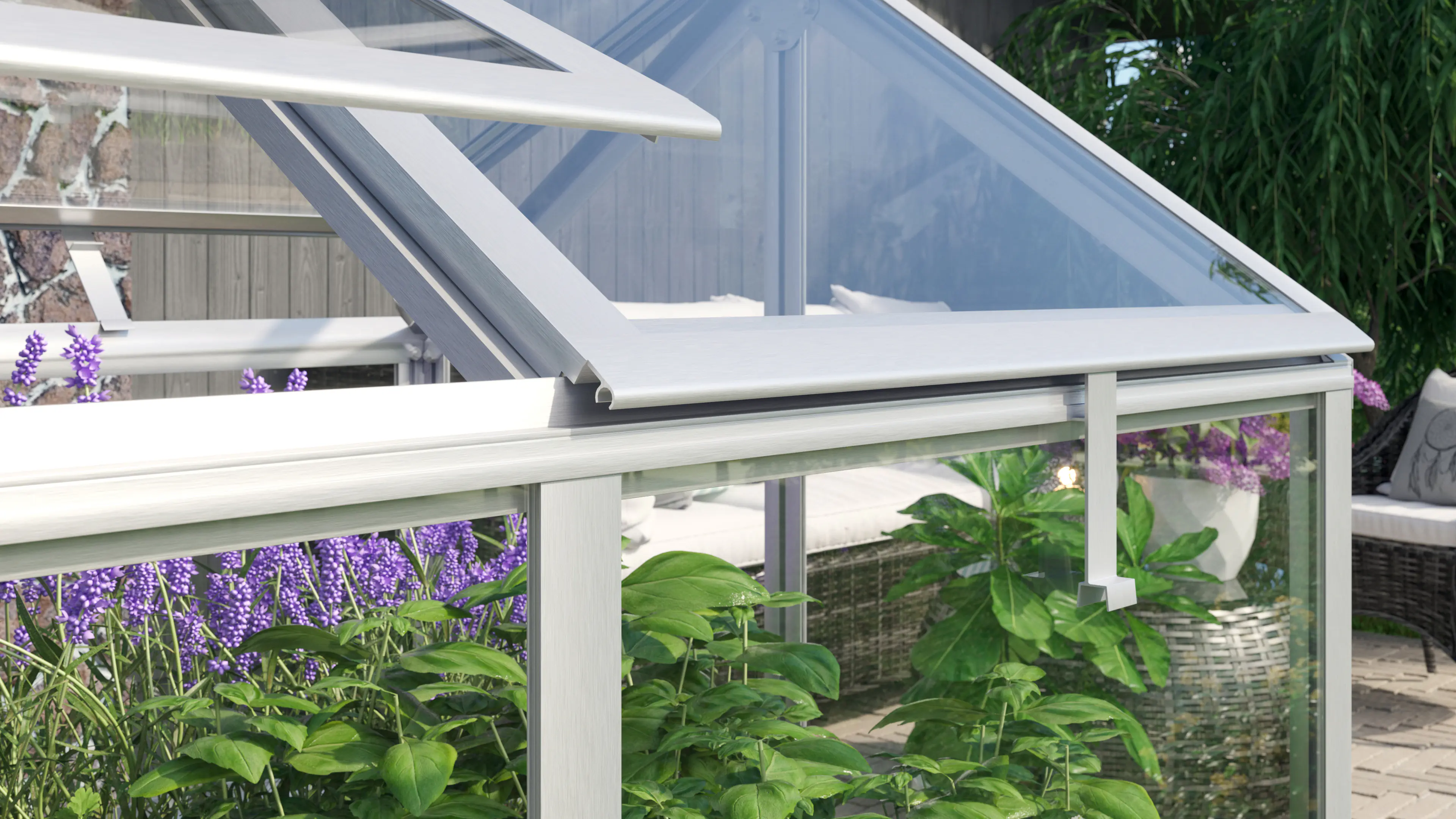 Vitavia Hochfrühbeet Zola 89 x 124 x 71 cm 3 mm ESG