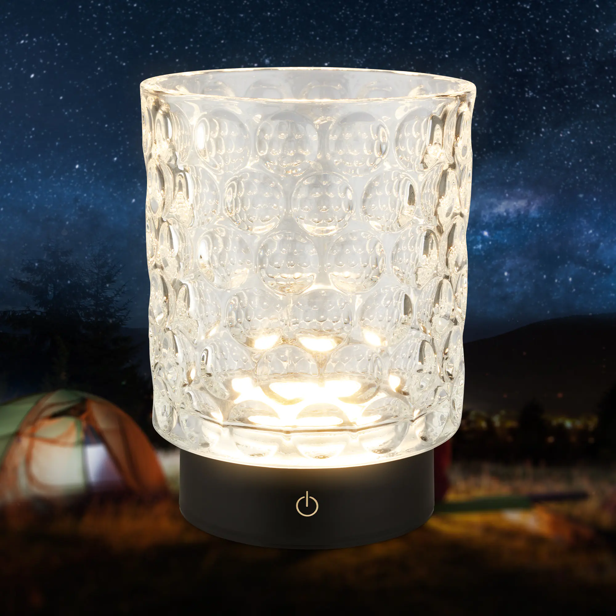 Briloner LED Akku-Tischleuchte Sunora weiß 15 cm warmweiß dimmbar