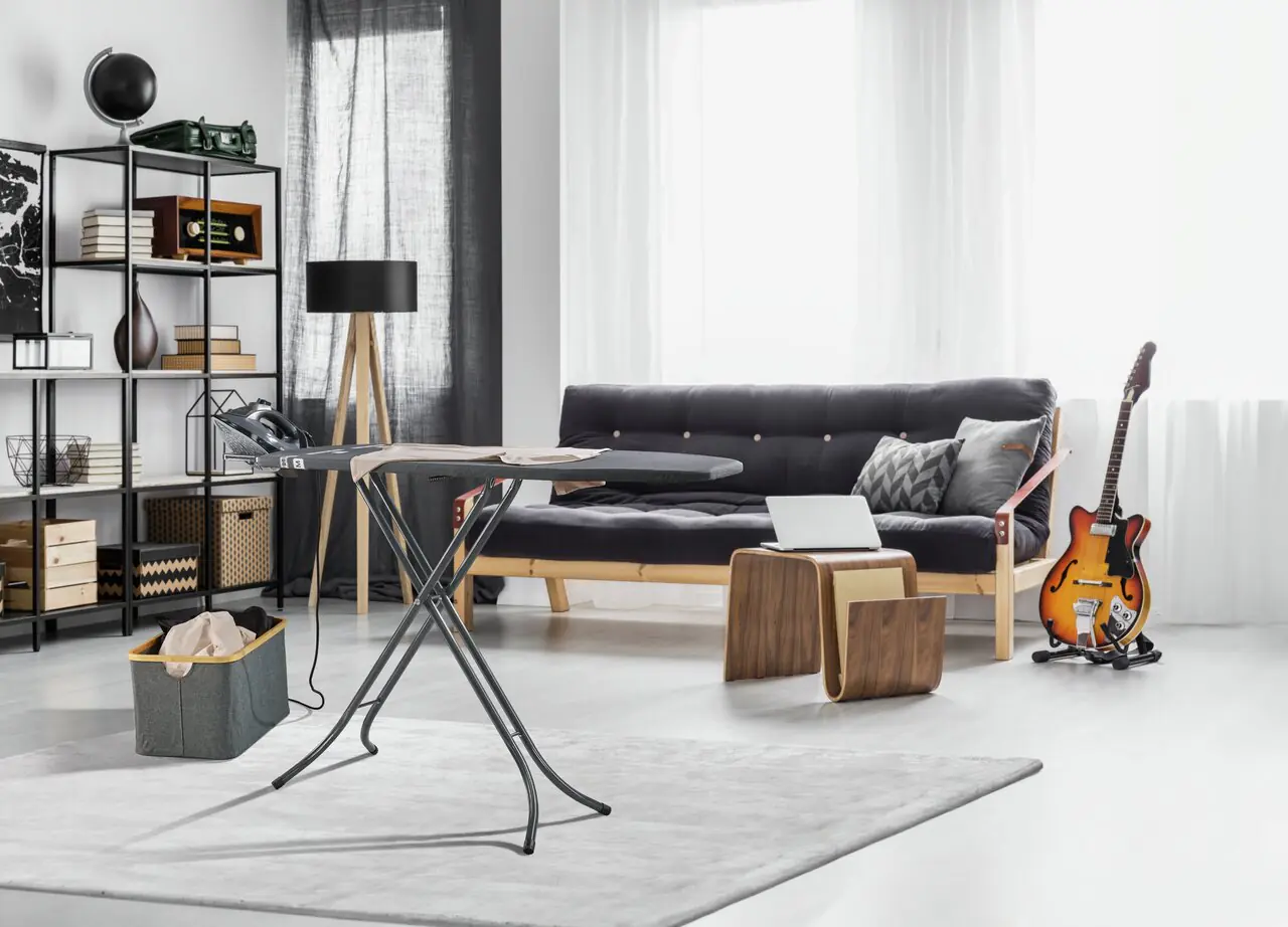 Leifheit Bügelbrett Classic M Black 120 x 38 cm