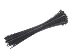 Kabelbinder 2,5 x 120 mm, Nylon, 50 Stück, schwarz