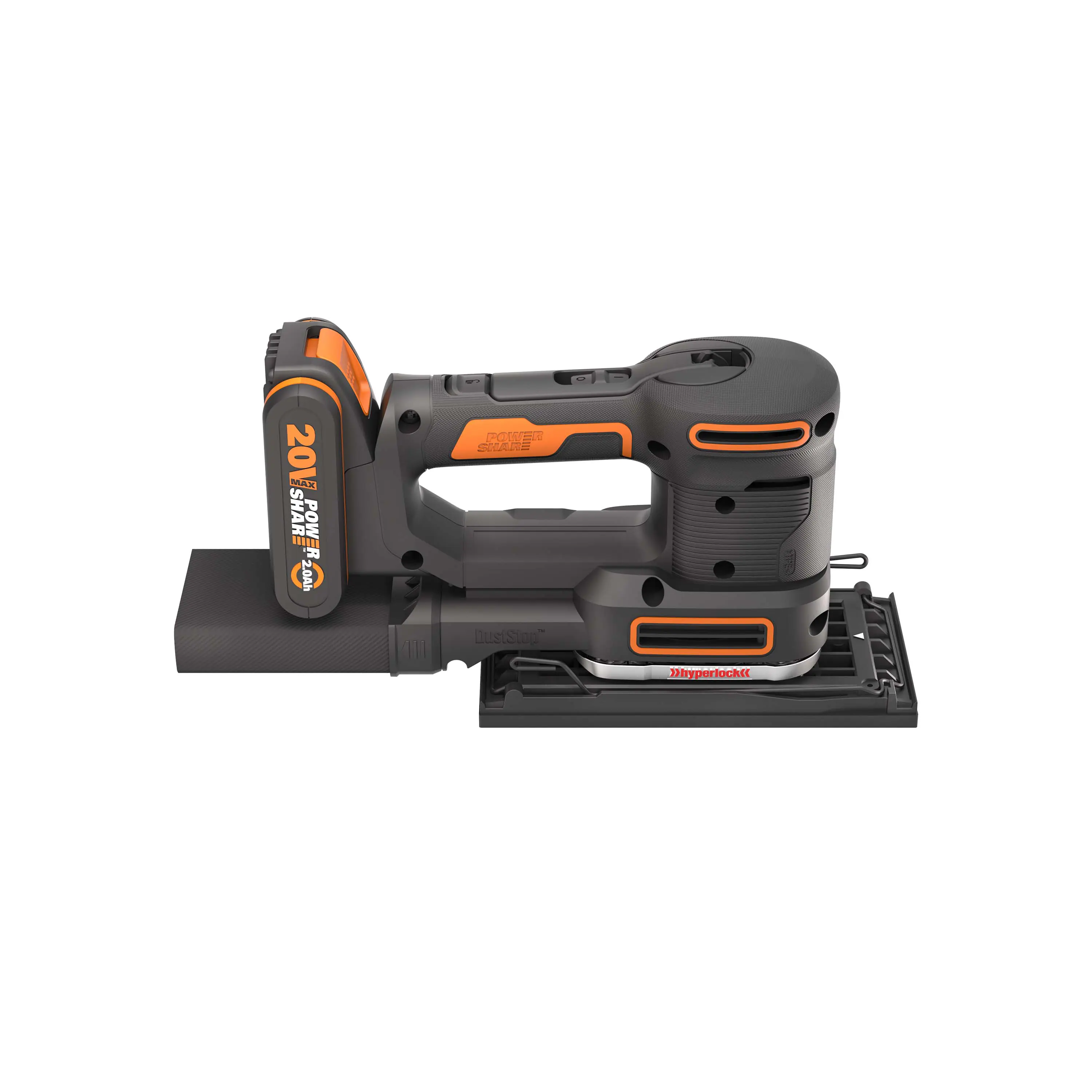 Worx Akku-Multischleifer Sonicrafter WX820 20 V inkl. Akku 2 Ah & Ladegerät