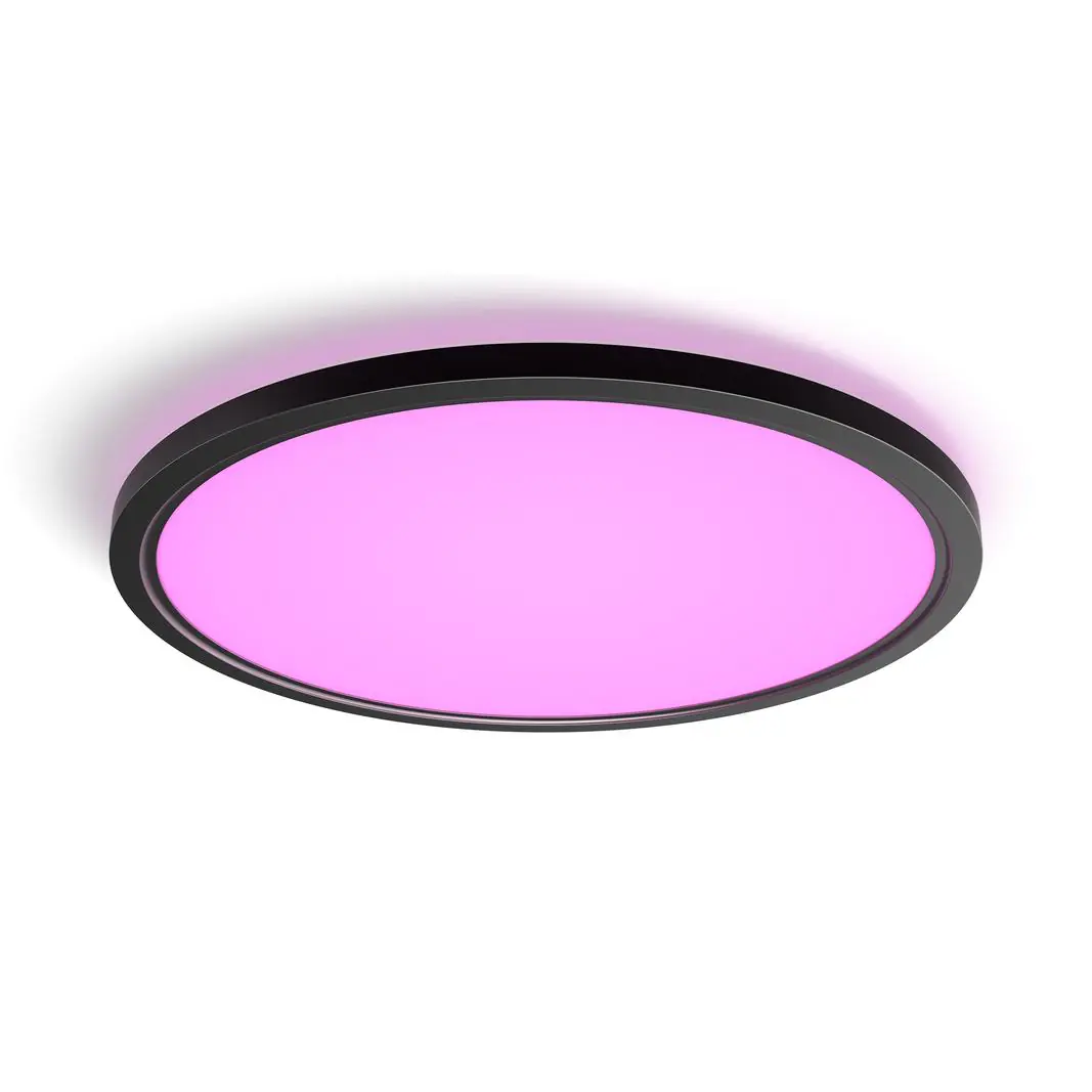 Philips Hue LED Deckenleuchte Tento rund schwarz 55 x 55 cm RGB 