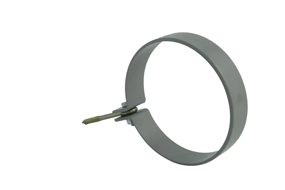 Marley Fallrohrschelle NW 53 mm, mit Ringschraube (2 Stück), grau