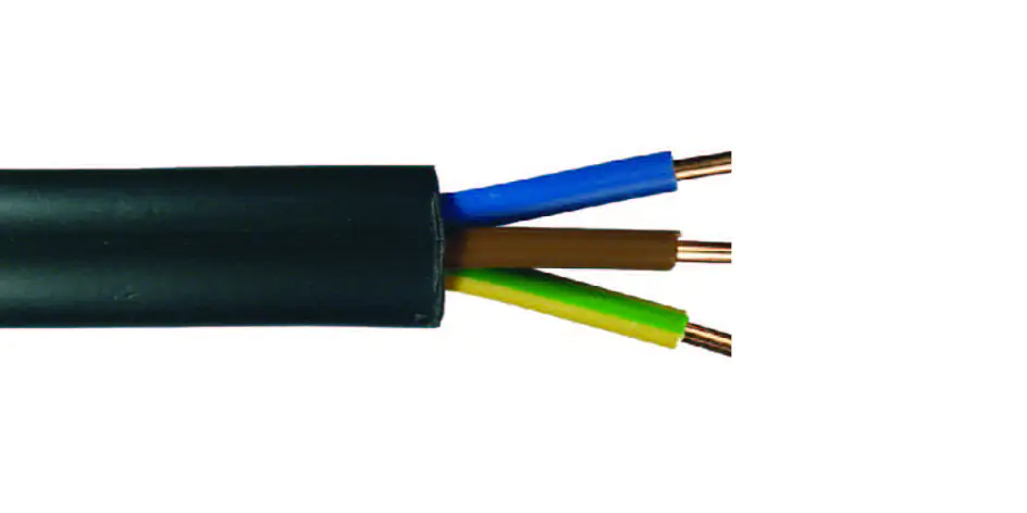 Erdkabel NYY-J 3 x 2,5, 250 Meter Rolle, schwarz