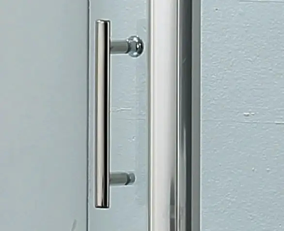 Primaster Eckdusche Easy-6 Schiebetür 80 x 80 cm Klarglas chrom