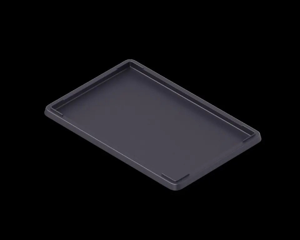 Upyard Bodenschale für Hochbeet Kunststoff 120 x 80 cm schwarz