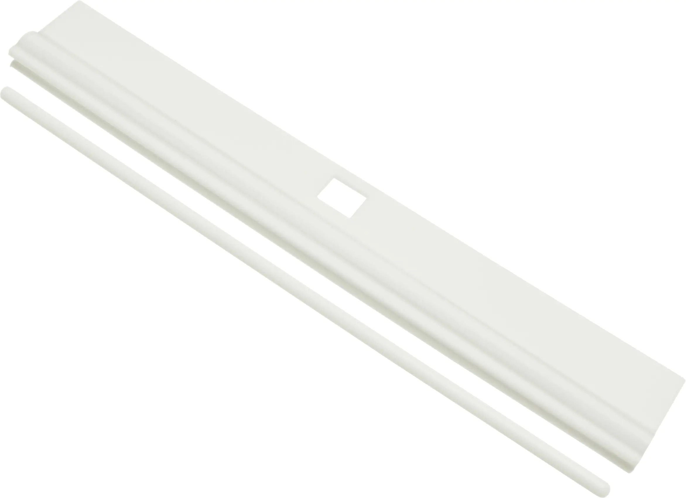 Gardinia Lamellenhalter für Lamellenvorhang Leander 127 mm weiß