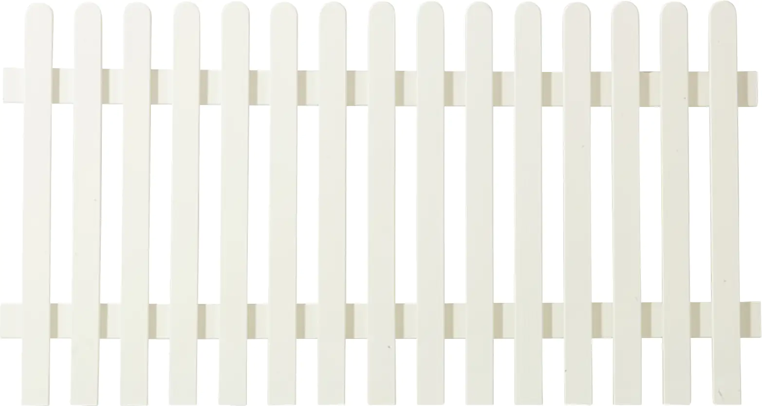 Plus Vorgartenzaun Retro 150 x 80 cm weiß
