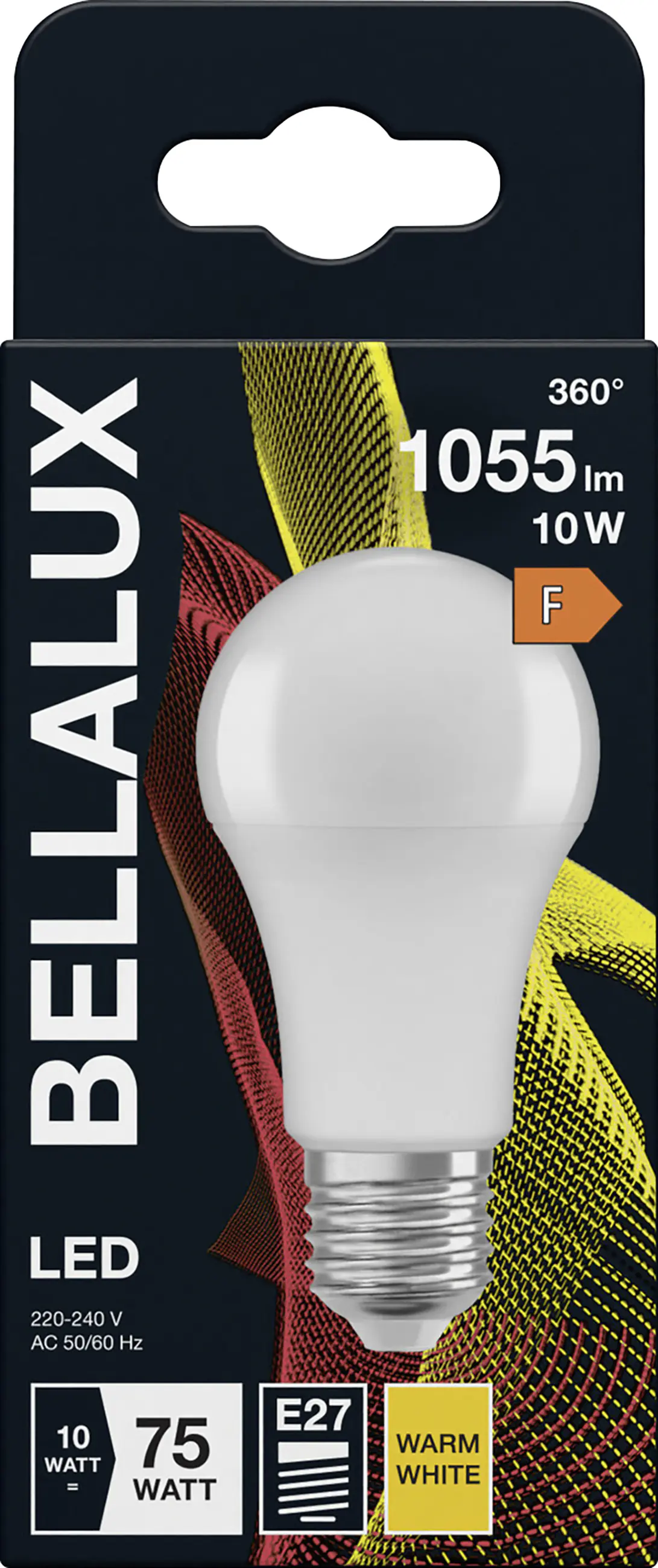 Bellalux LED Leuchtmittel Klassik A75 E27 10 W warmweiß weiß matt