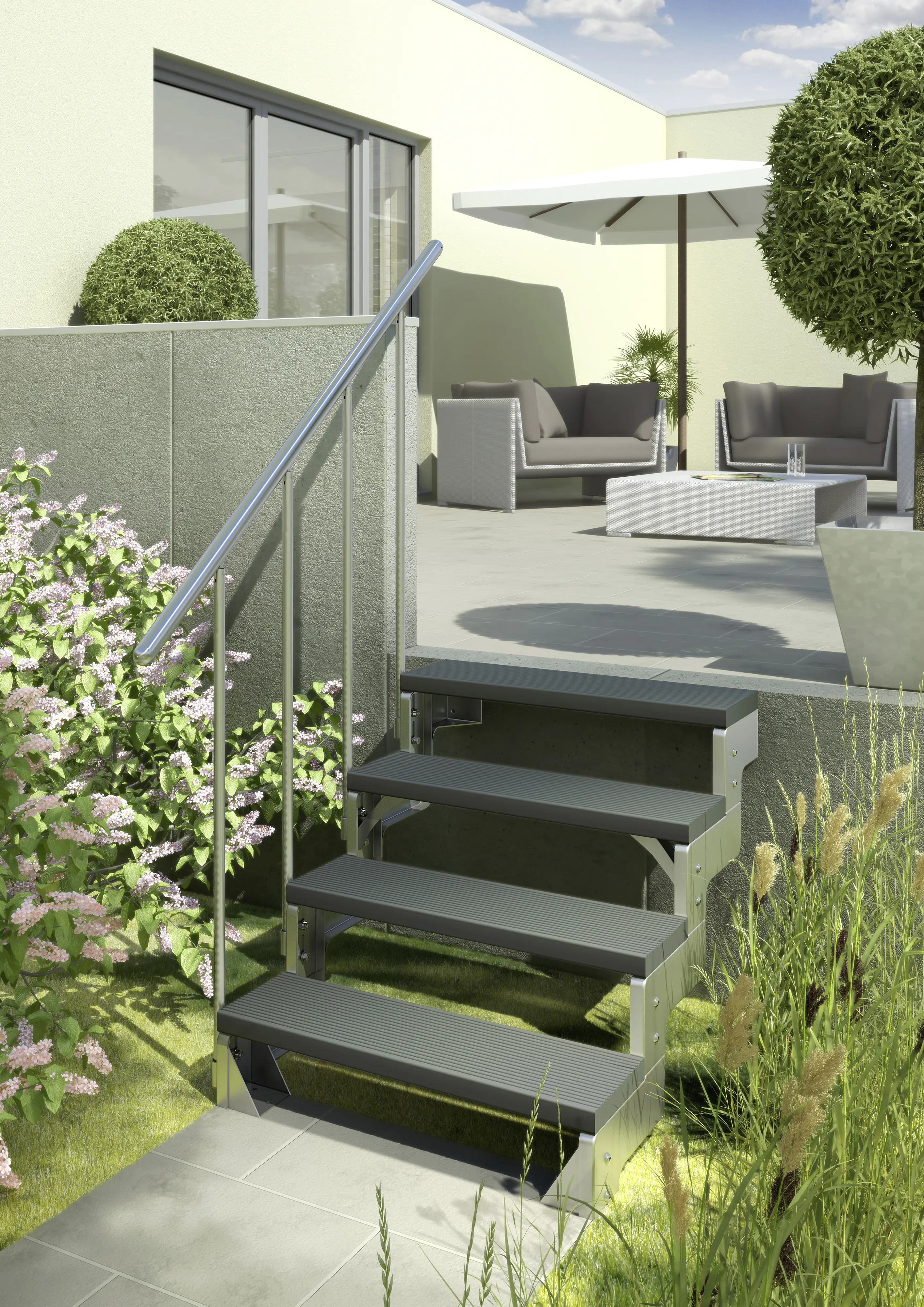DOLLE Außentreppe Gardentop Set 1 Startset
