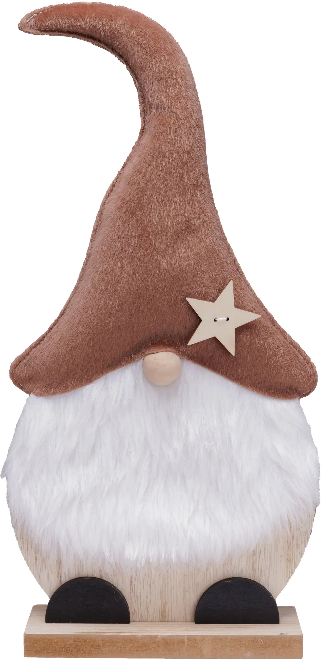 TrendLine Dekofigur Zwerg 42 x 20 cm braun
