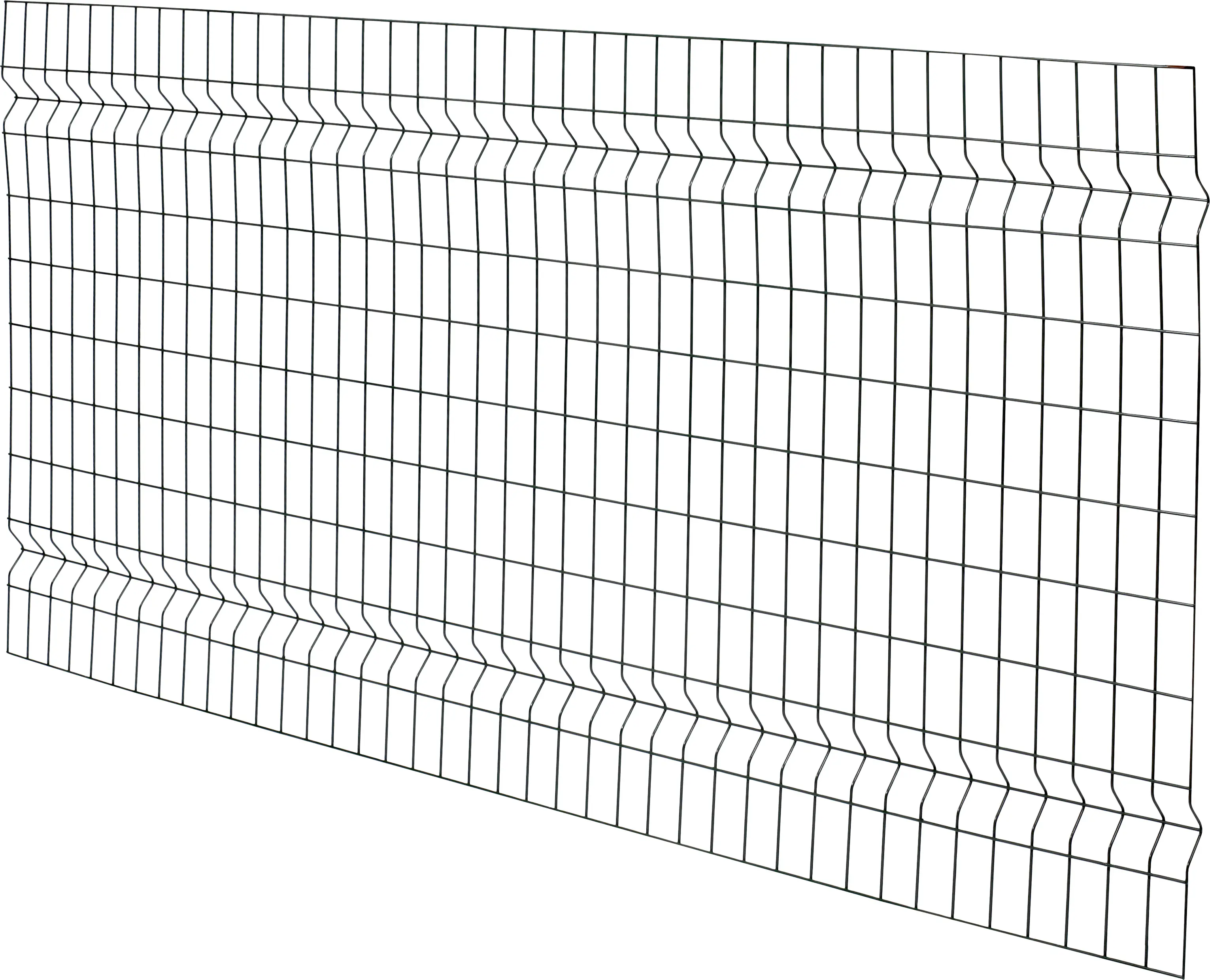 Floraworld Einstabmatten-Zaun Standard 3D 200 x 100 cm anthrazit