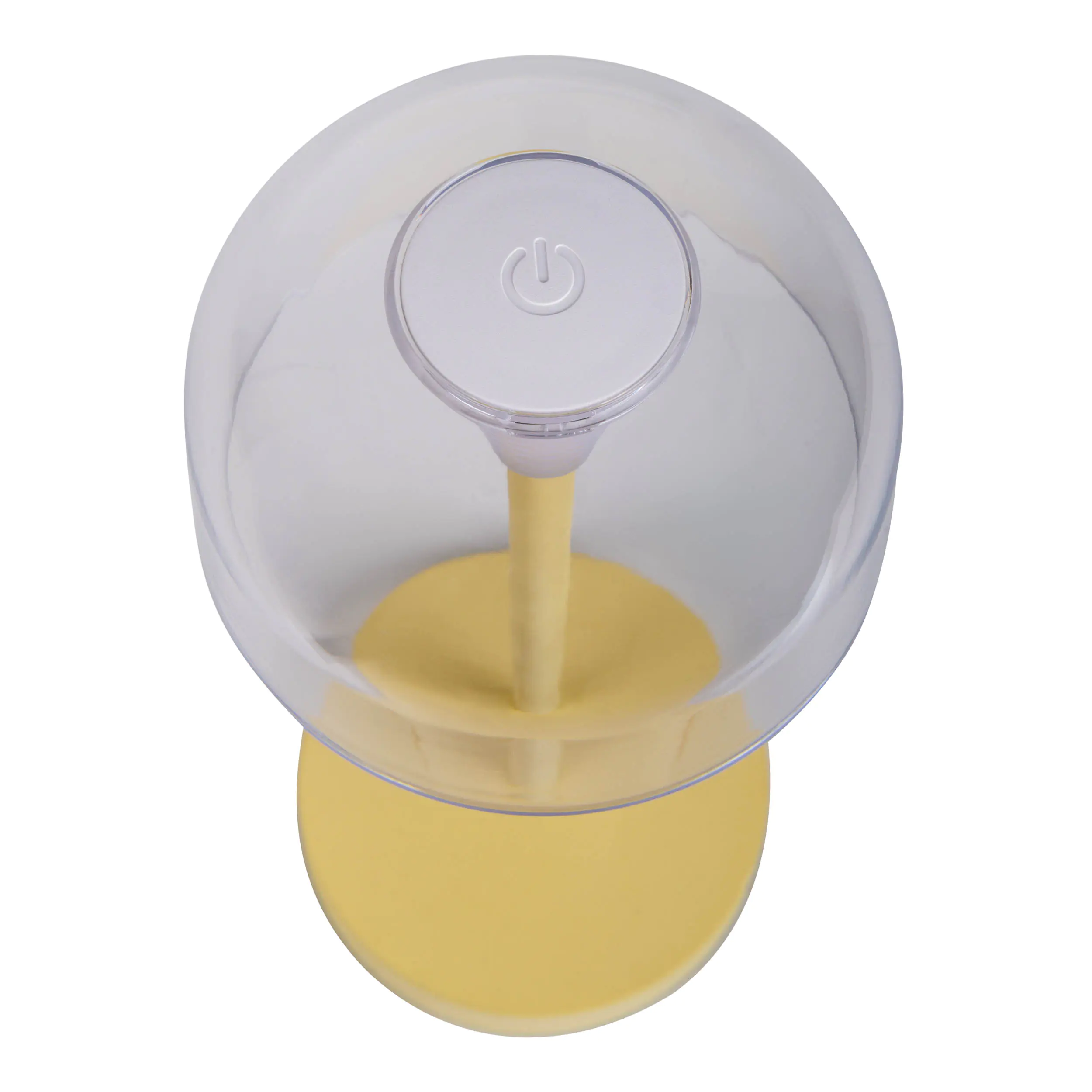 Light & More LED Akku-Tischleuchte Gomba gelb dimmbar