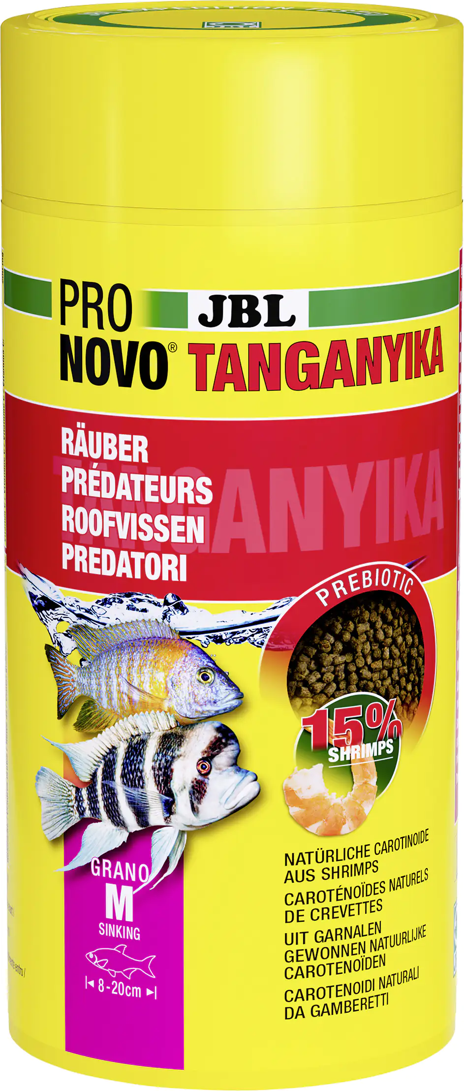 JBL Fischfutter Pronovo Tanganyika Grano M Fischfuttergranulat 1000 ml