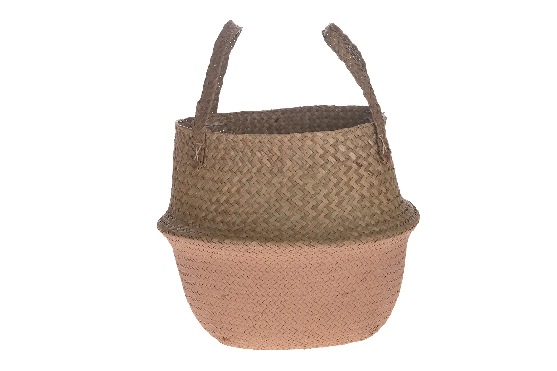 Dijk Korb natur/rosa, 32 x 29 cm
