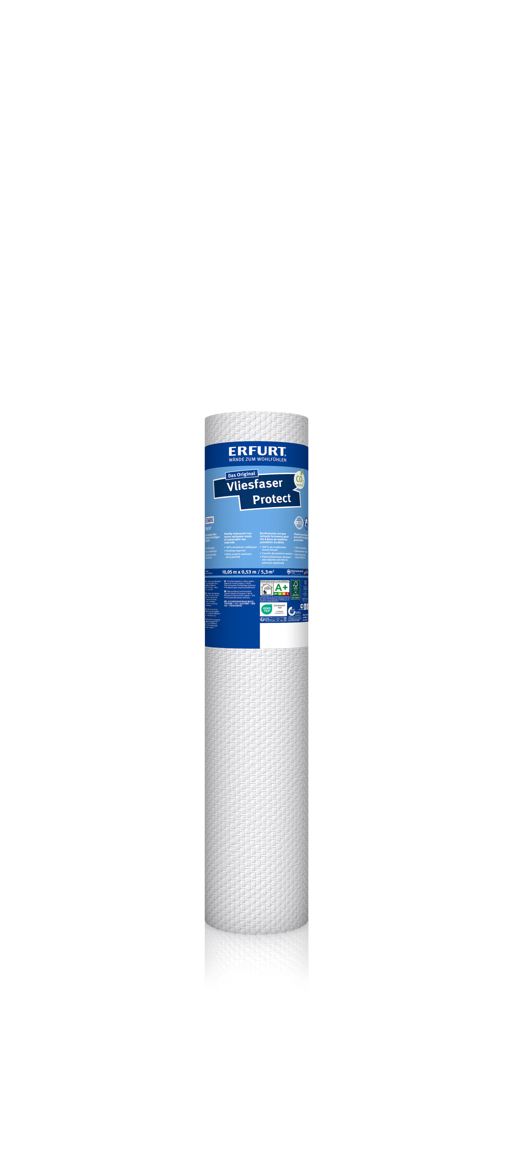 Erfurt Vliestapete Protect 211 weiß 10,05 x 0,53 m