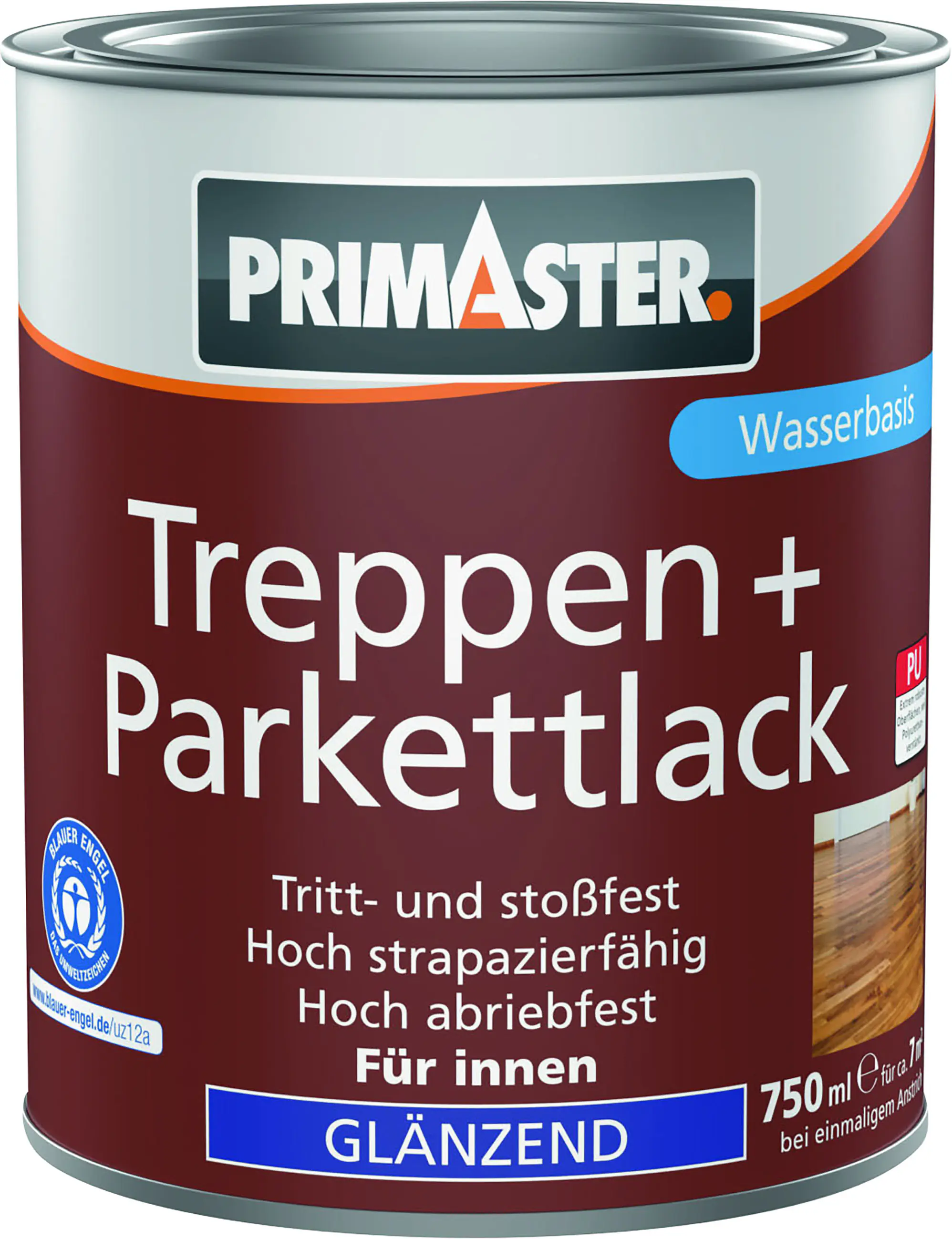Primaster Treppen + Parkettlack farblos glänzend 750 ml