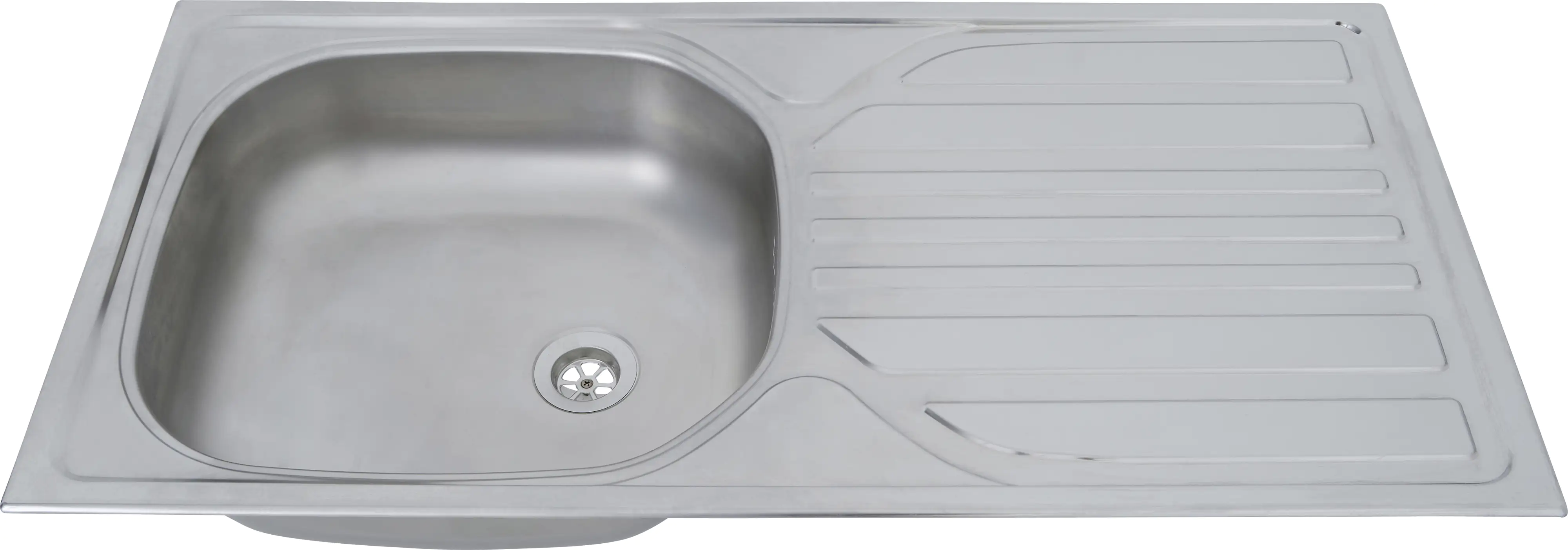 respekta Einbauspüle Edelstahl 860 x 435 mm SPÜLE8x4SET 860 x 435 mm