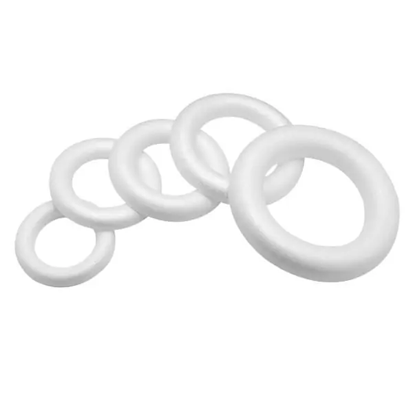 Styroporhalbring,  Durchmesser 20 cm
