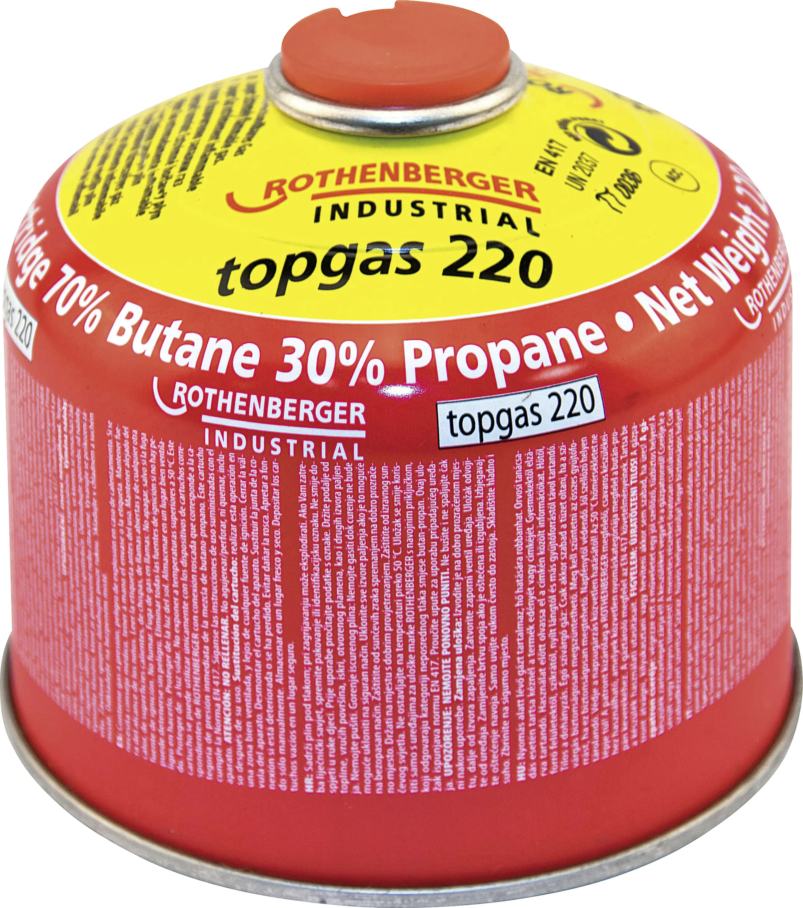Rothenberger Top Gas 220 Schraubkartusche 220 g