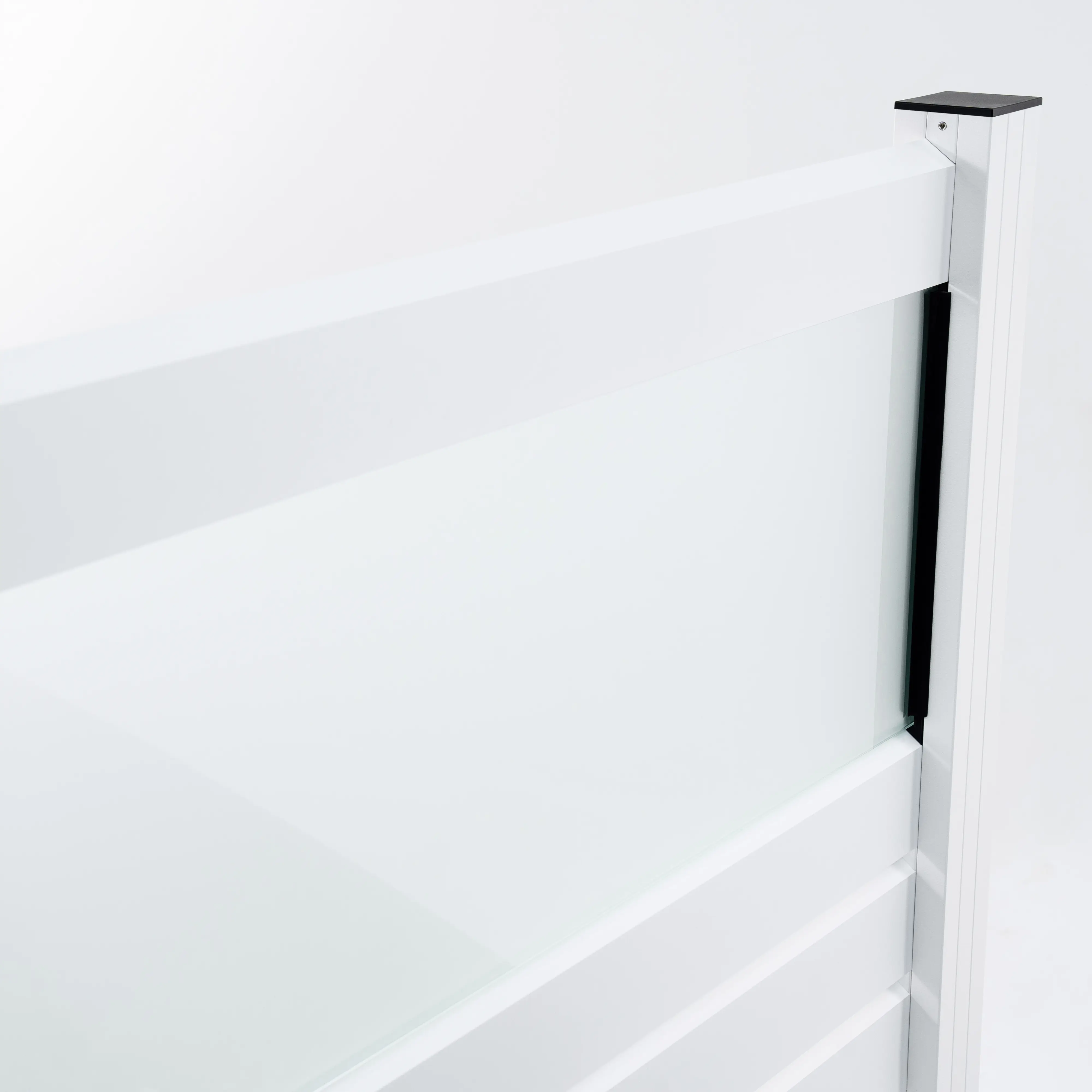 Ambiente Alu-Zaun Grundset Rhombus MINI 187 x 124,2 cm weiß 