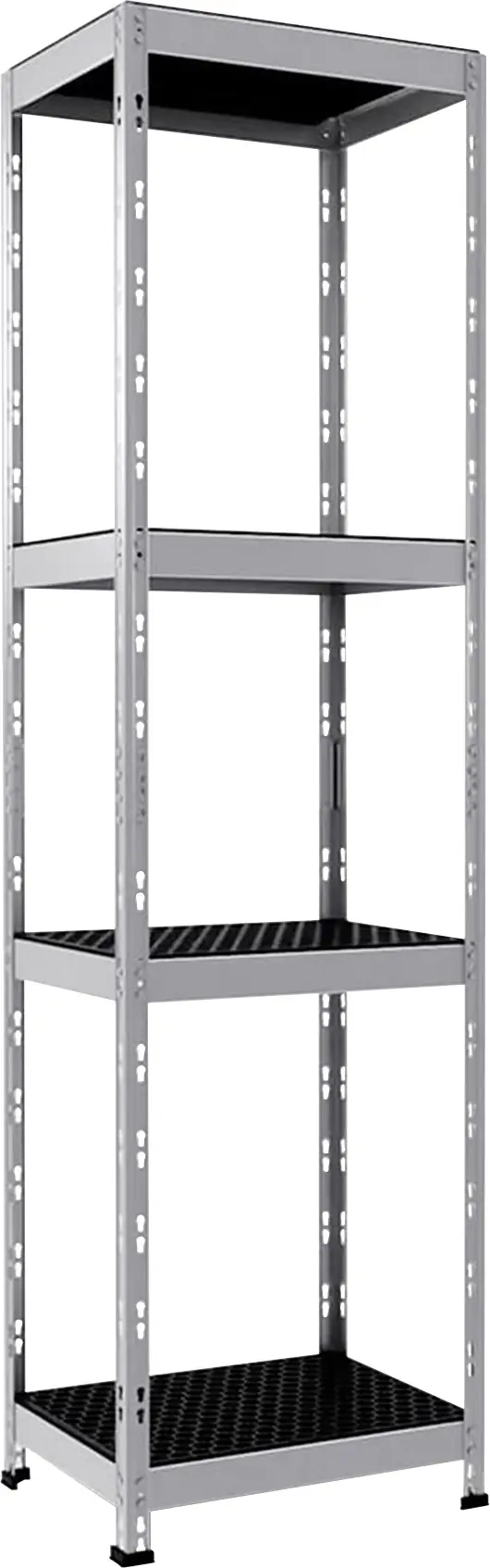 Ar Shelving Regal Rivet Allroad Kunststoff 180 x 50 cm 4 Böden 400 kg