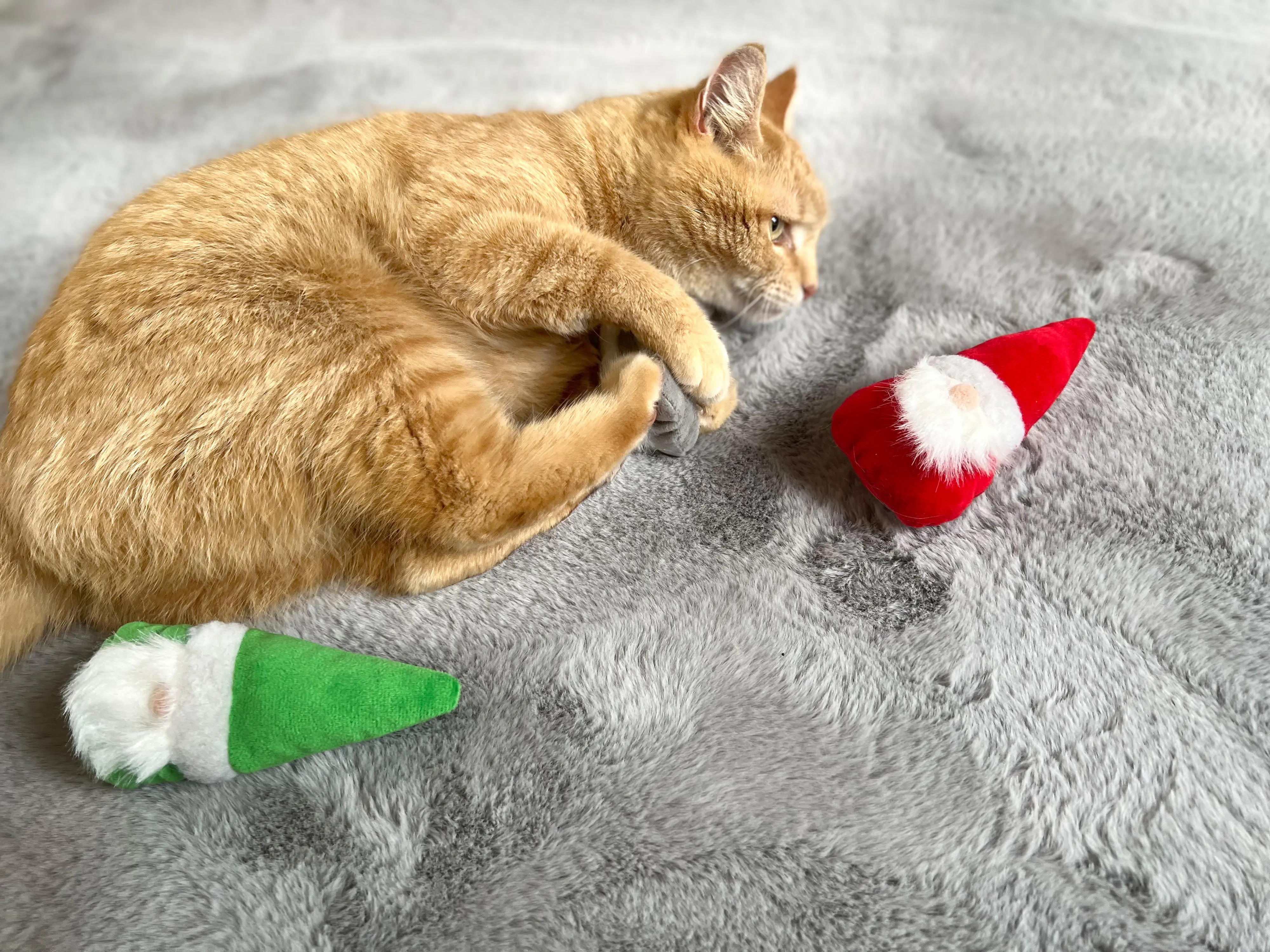 Aumüller Katzenspielzeug Weihnachtswichtel 15 cm  - 3 Stk.