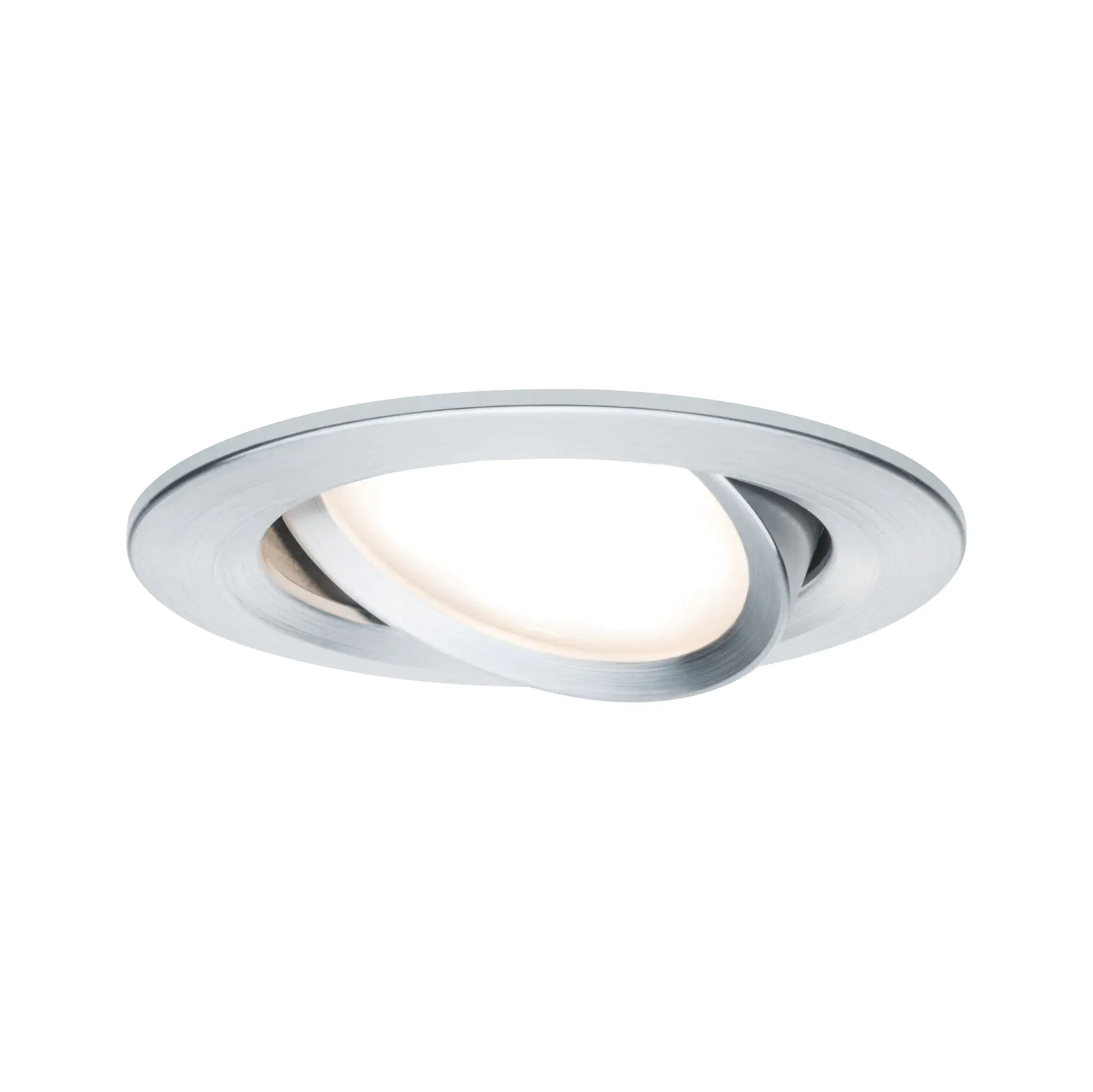 Paulmann LED Einbauleuchte Nova Coin alu Ø 8,4 cm dimmbar warmweiß
