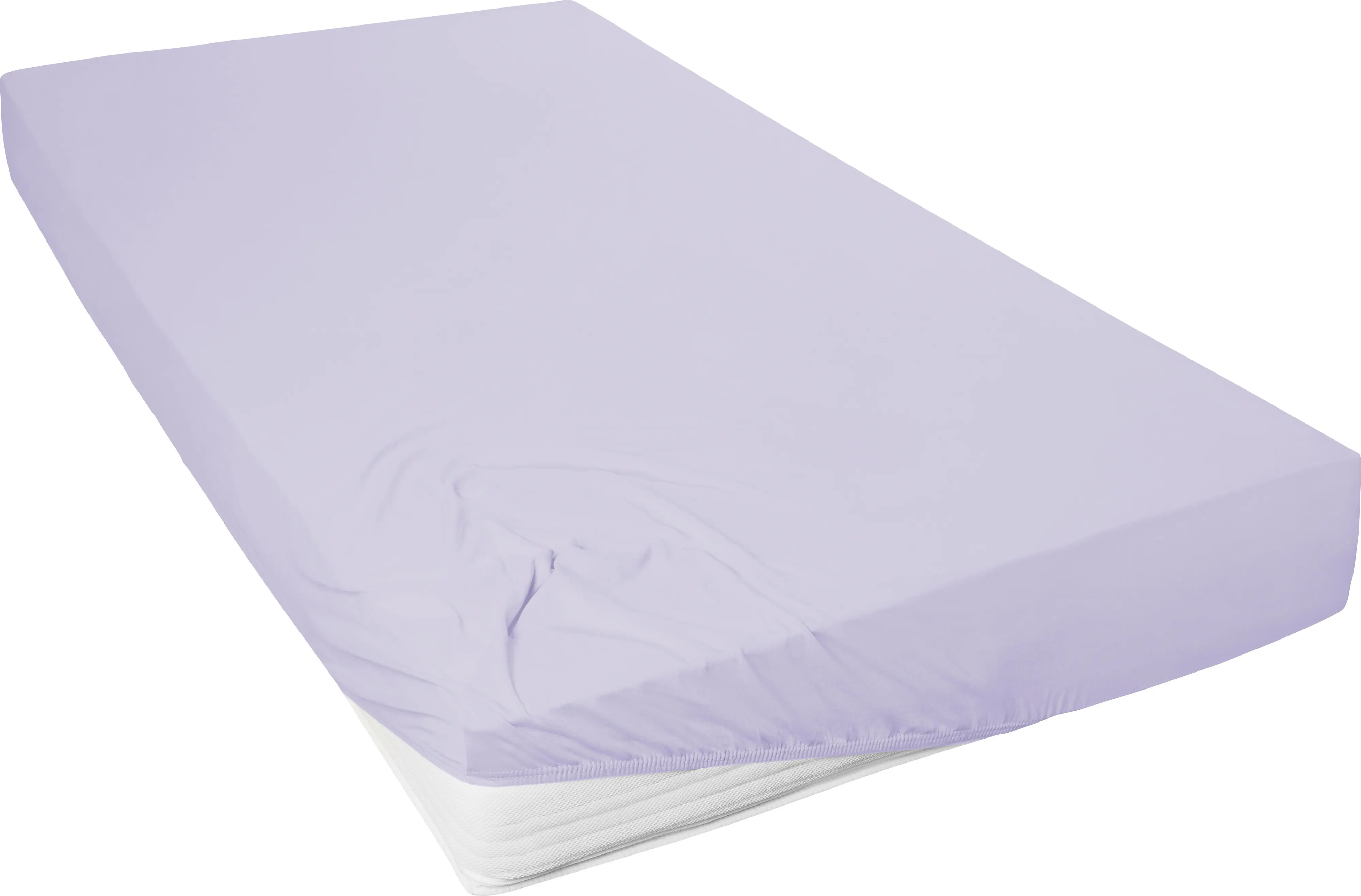 Westminster Spannbetttuch Mako Jersey 150 x 200 cm lavendel