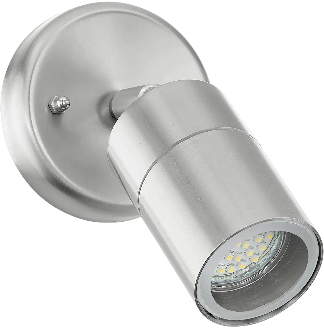 Eglo Led Außen-Wandleuchte Stockholm 1 GU10 edelstahl warmweiß