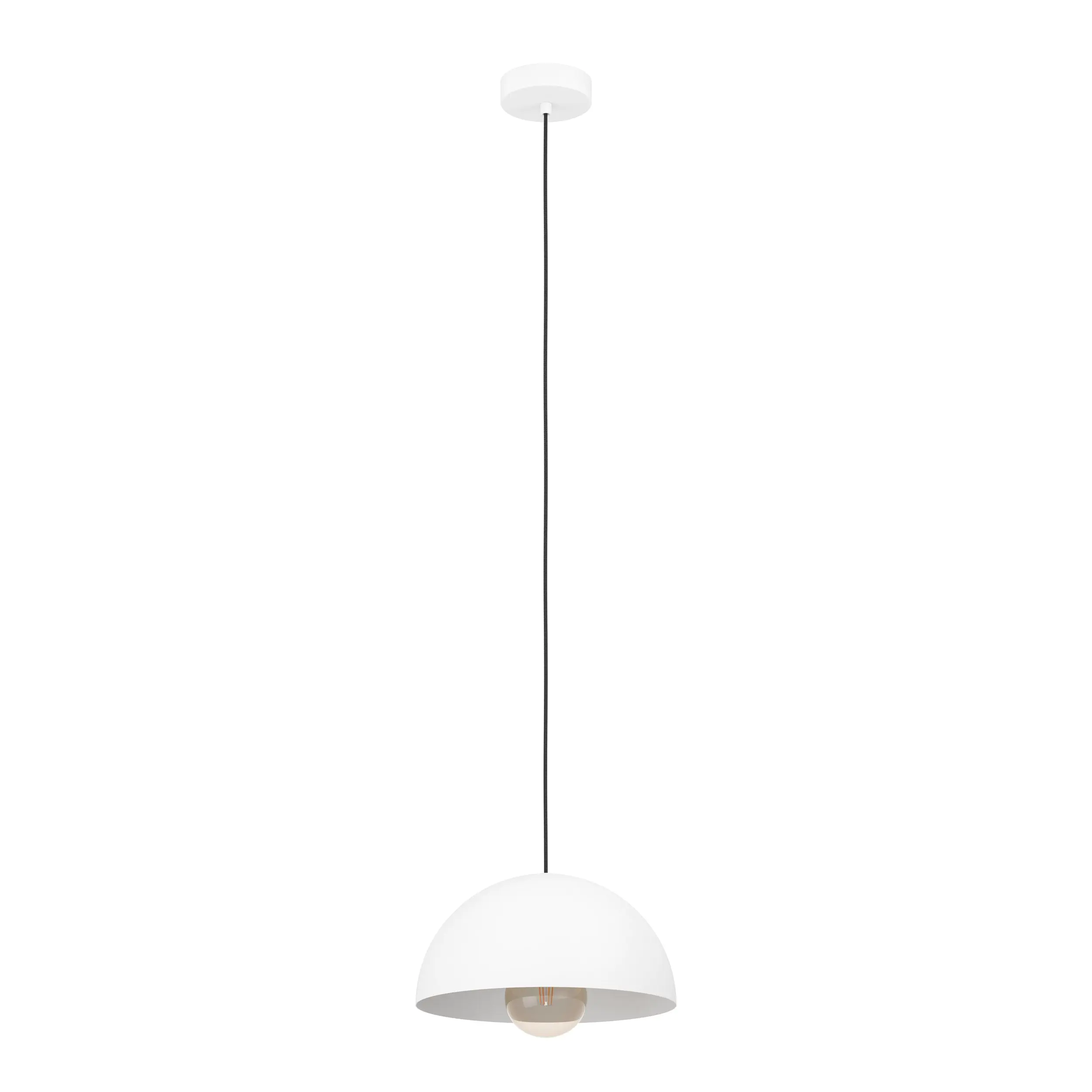 Eglo LED Hängeleuchte Gaetano, Stahl, weiß