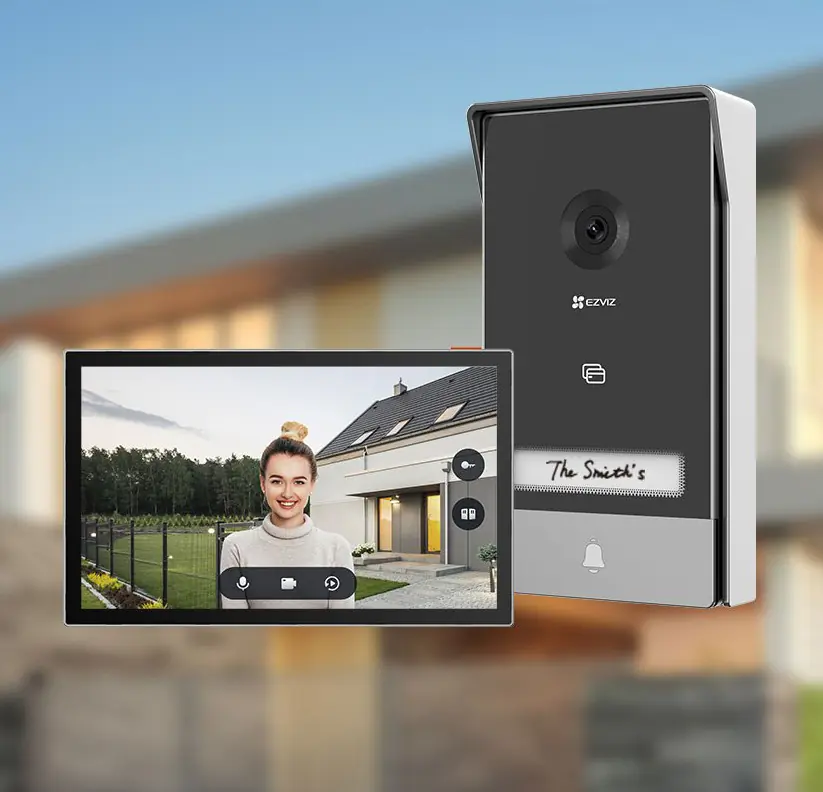 Ezviz Wlan Video-Türsprechanlage HP7 mit Monitor
