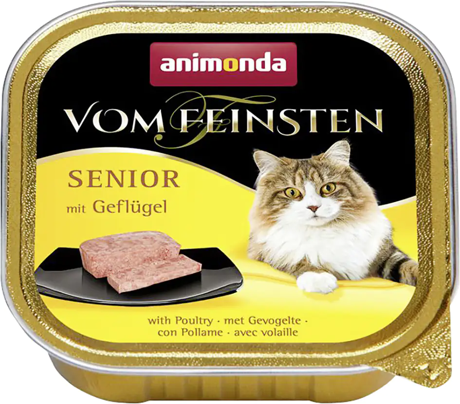Animonda vom Feinsten Katzennassfutter Senior getreidefrei 100 g Geflügel