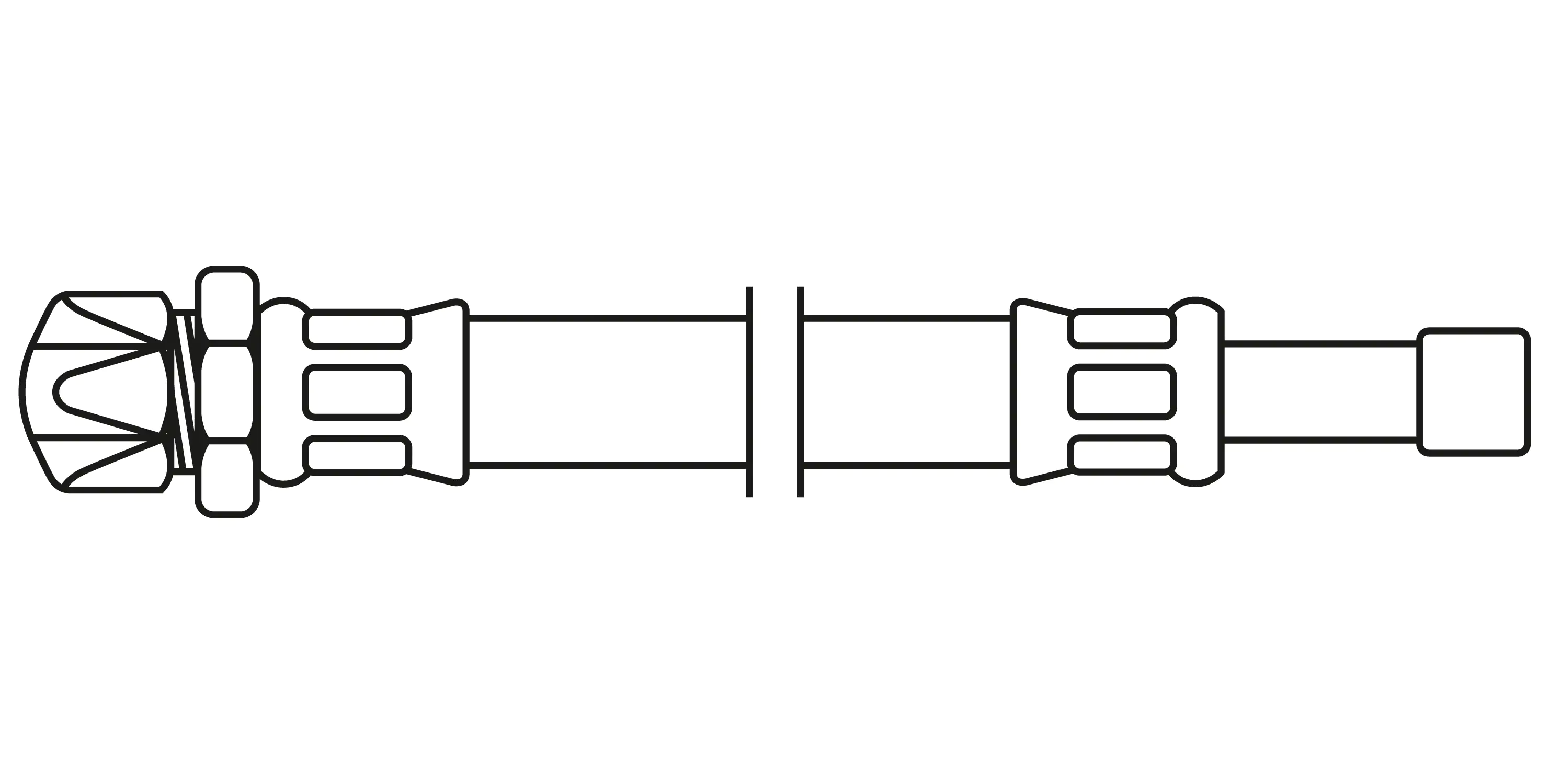 FLEXO Anschlussschlauch FLEXO®Q 10mm x R 10mm DN8, 30 cm