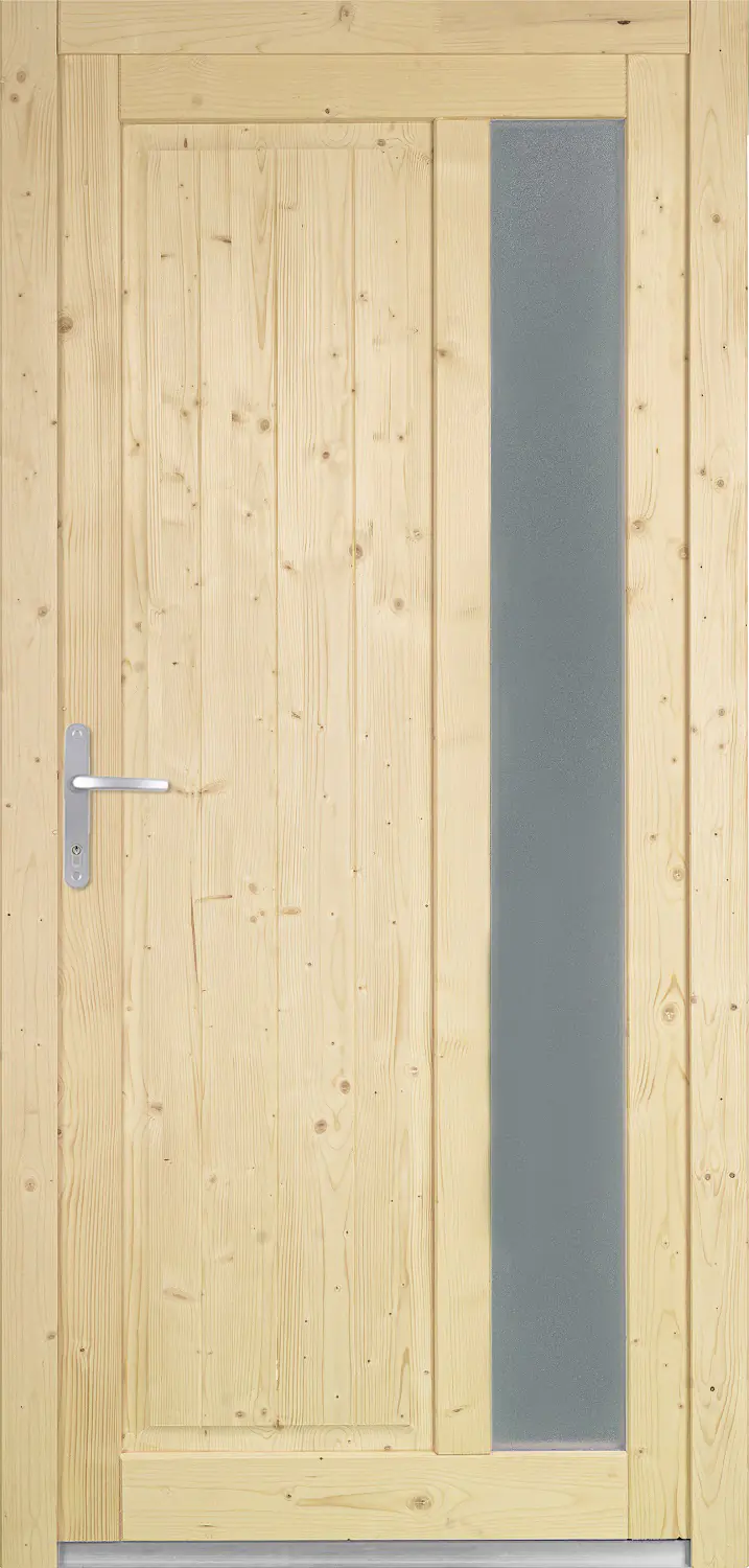 Panto Nebeneingangstür Holz 511 98 x 198 cm DIN links
