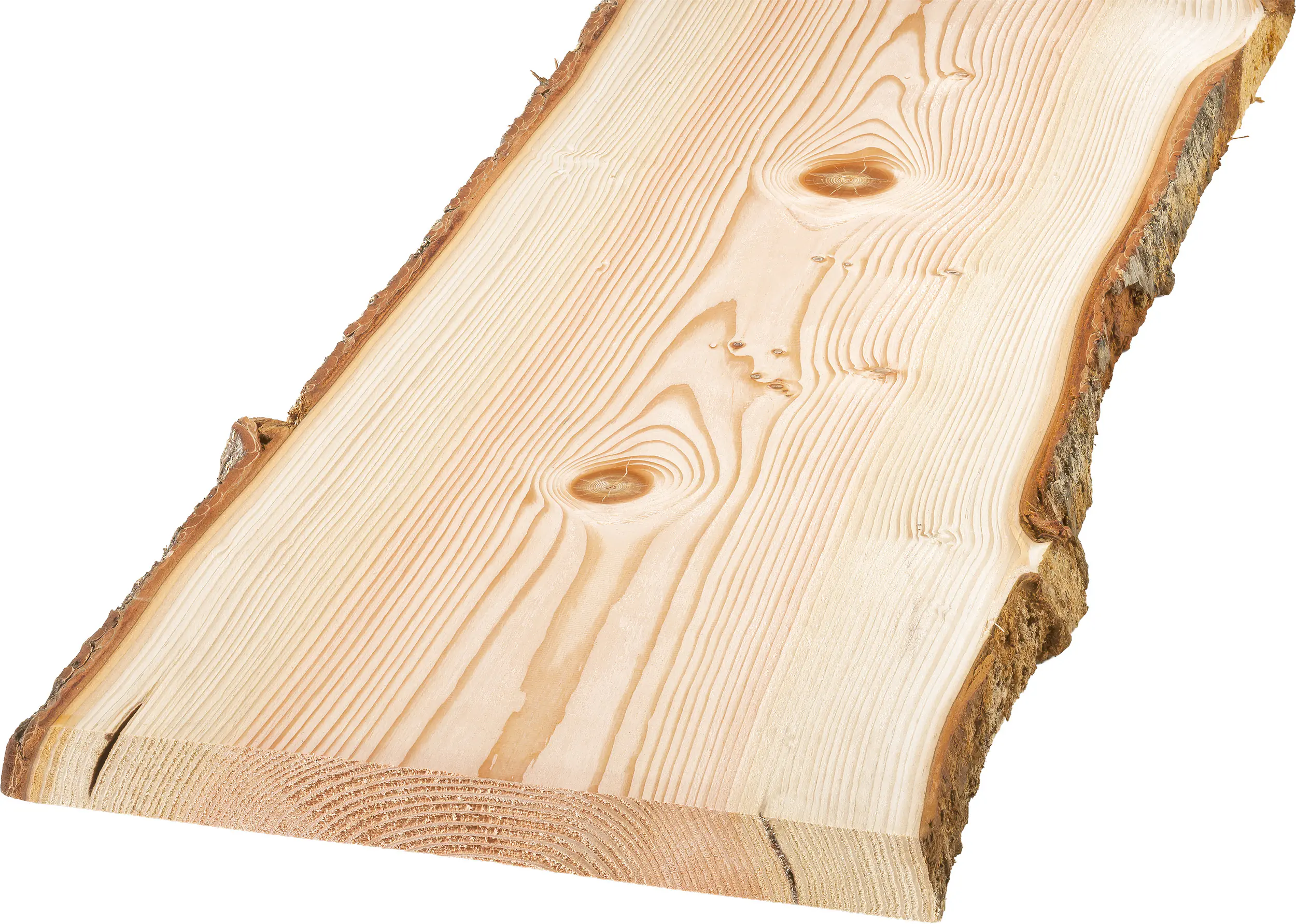 Holzbrett Massivholz Douglasie unbesäumt 200 x 27 cm 30 mm
