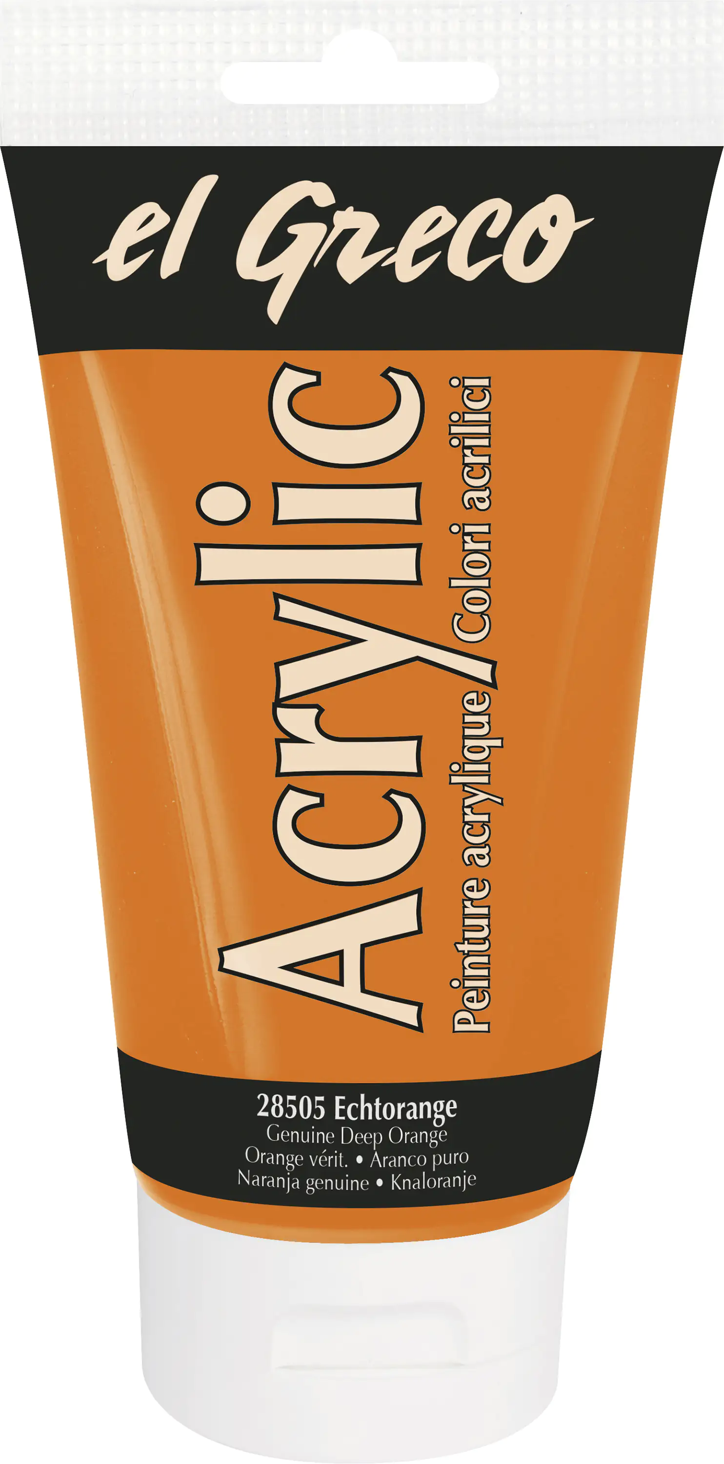 Kreul el Greco Acrylic Tube echtorange 150 ml