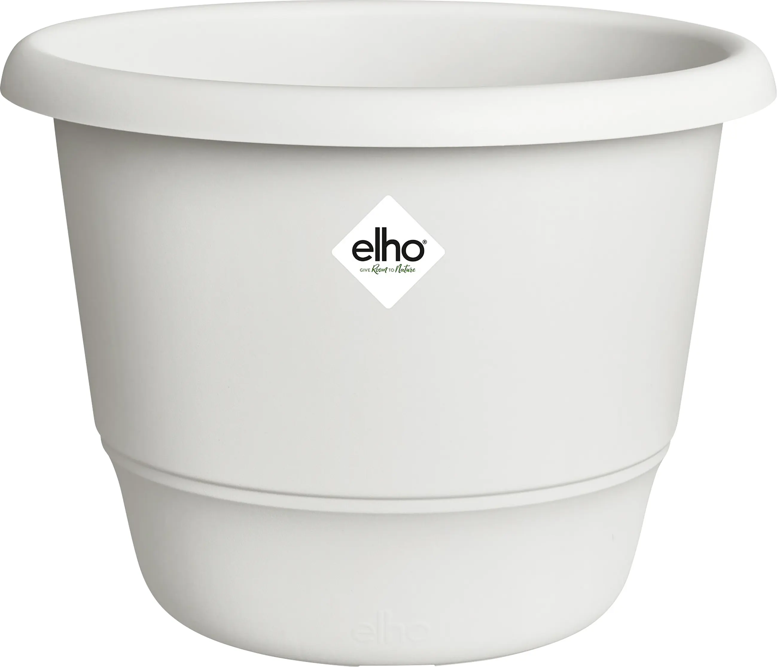 Elho Übertopf Amiga Kunststoff weiß Ø 30 x 22 cm