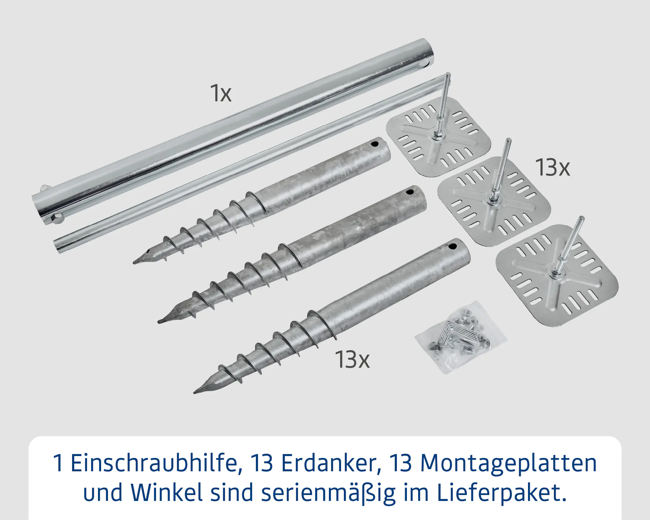 EcoStar Schraubfundament Set Typ 3 