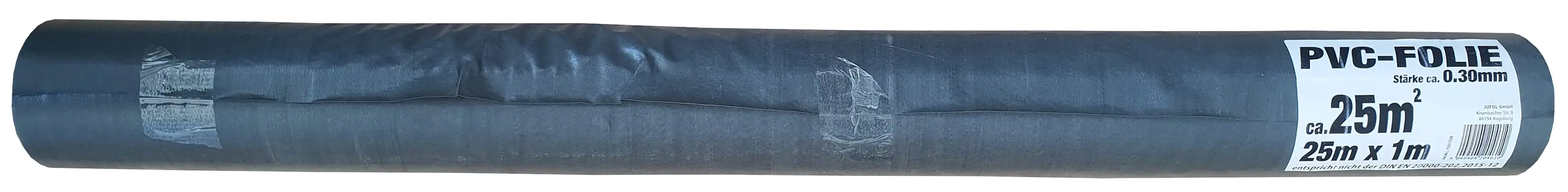 Jufol PVC-Folie 0,3 mm 25 x 1 m = 25 m² schwarz