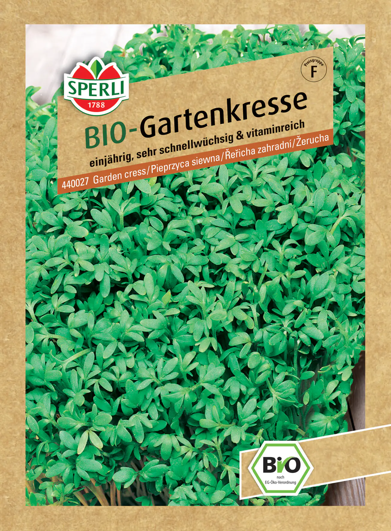 Sperli BIO Gartenkresse