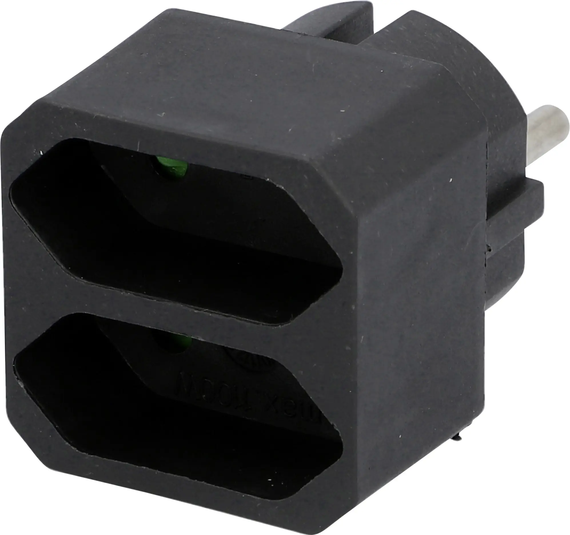 Euro-Adapter 2-fach schwarz