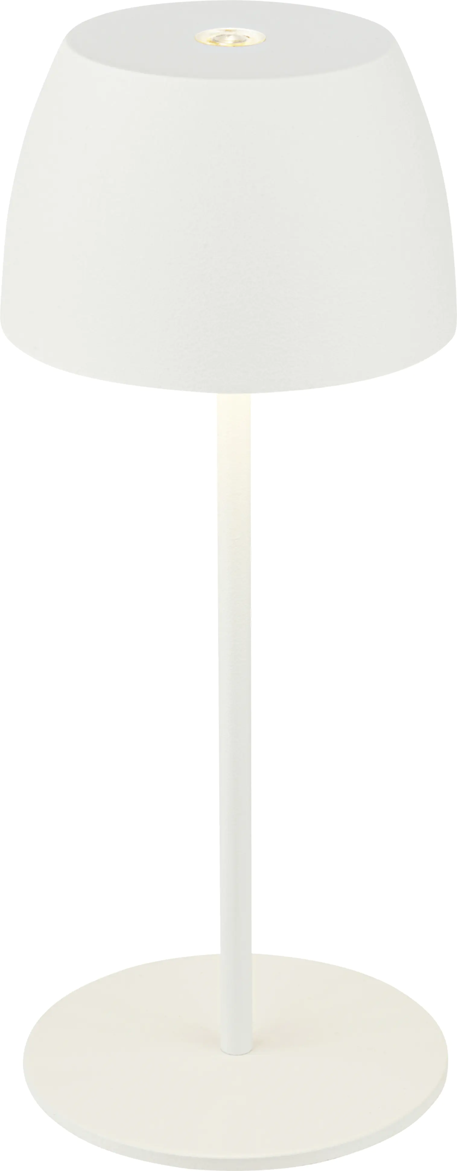 DiKa LED Akku-Tischleuchte Serina Mini Touch weiß 20 x 8 cm warmweiß 