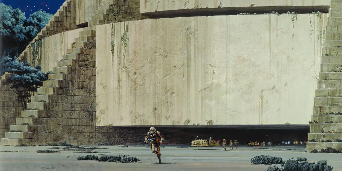 Komar Vlies Fototapete Star Wars Classic Yavin Tempel 500 x 250 cm 